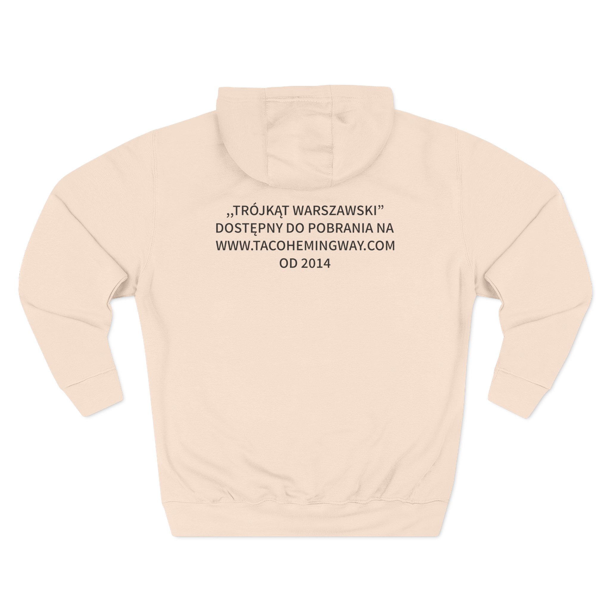 Taco Hemingway Warsaw Triangle Three-Panel Fleece Hoodie - Image 6