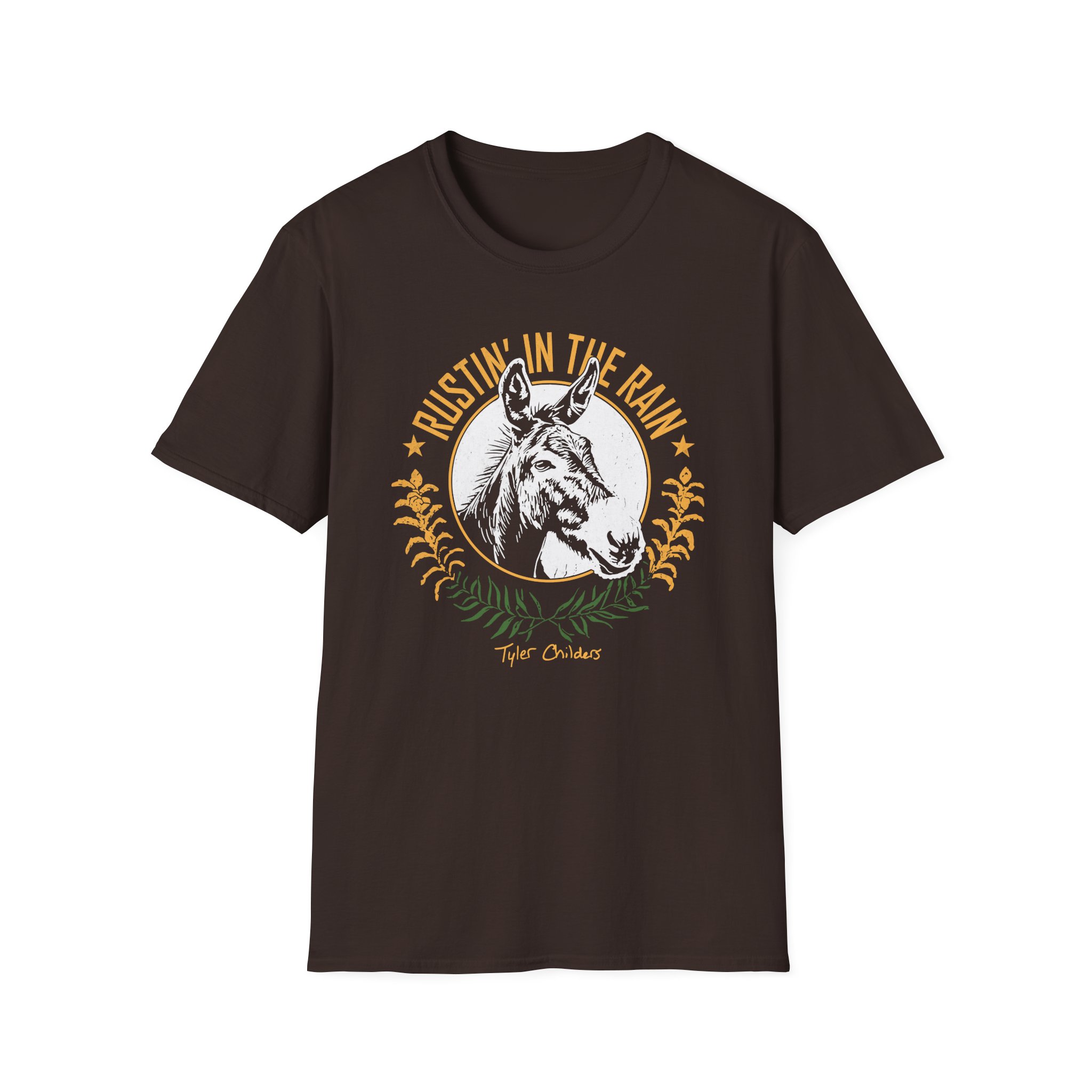 Tyler Childers Rustin Mule Unisex Softstyle T-Shirt - Image 5