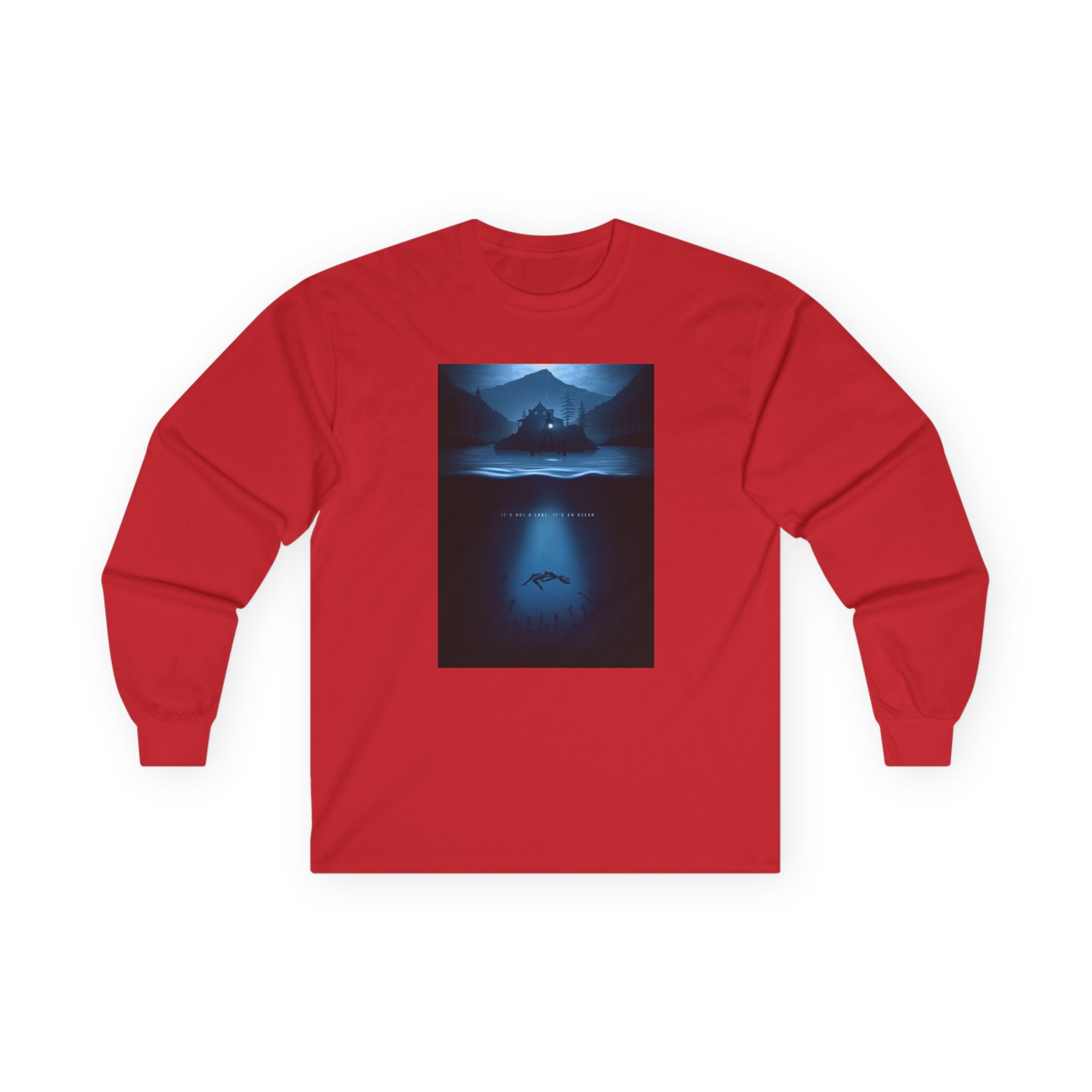 Alan Wake It’s not a lake it’s an ocean Unisex Ultra Cotton Long Sleeve Tee - Image 19