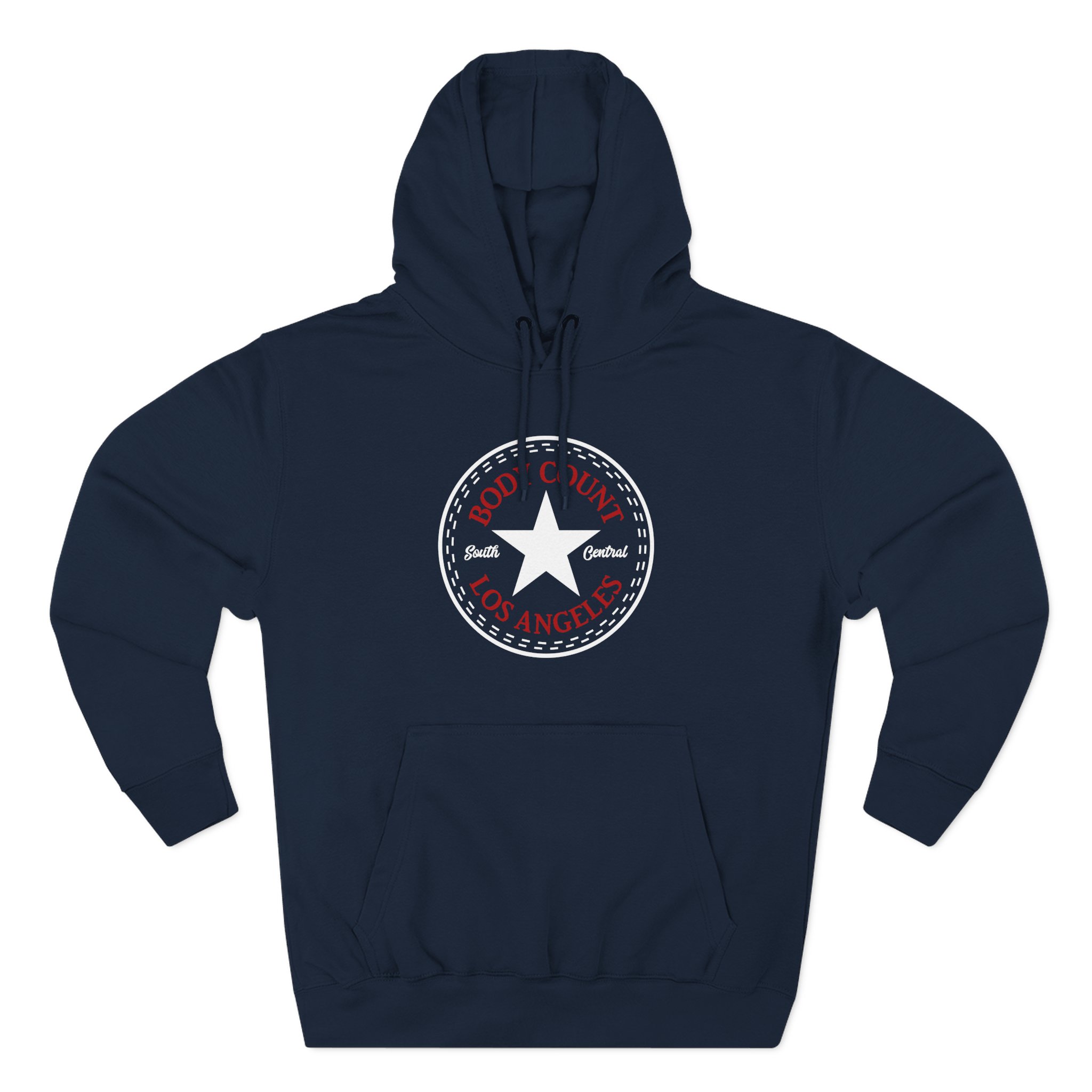 Body Count Badge Logo Three-Panel Fleece Hoodie - Image 7