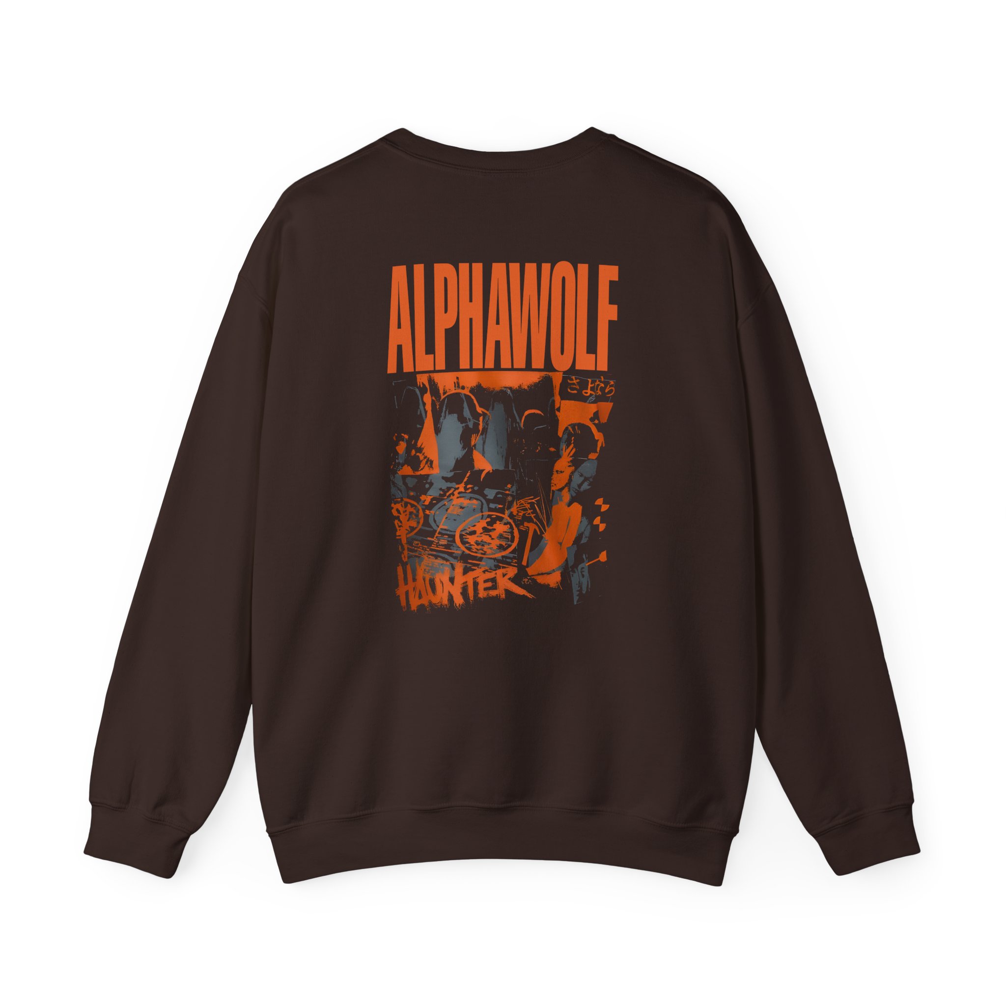 Alpha Wolf h*nter Unisex Heavy Blend™ Crewneck Sweatshirt - Image 4