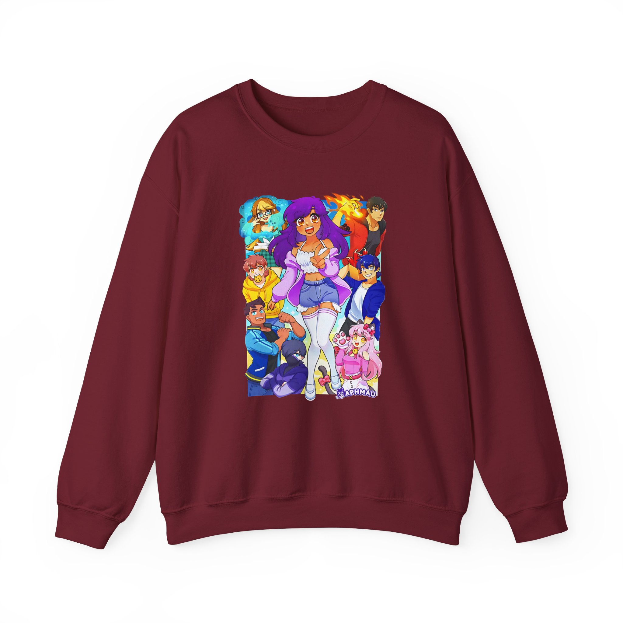 Aphmau & Friends Unisex Heavy Blend™ Crewneck Sweatshirt - Image 25