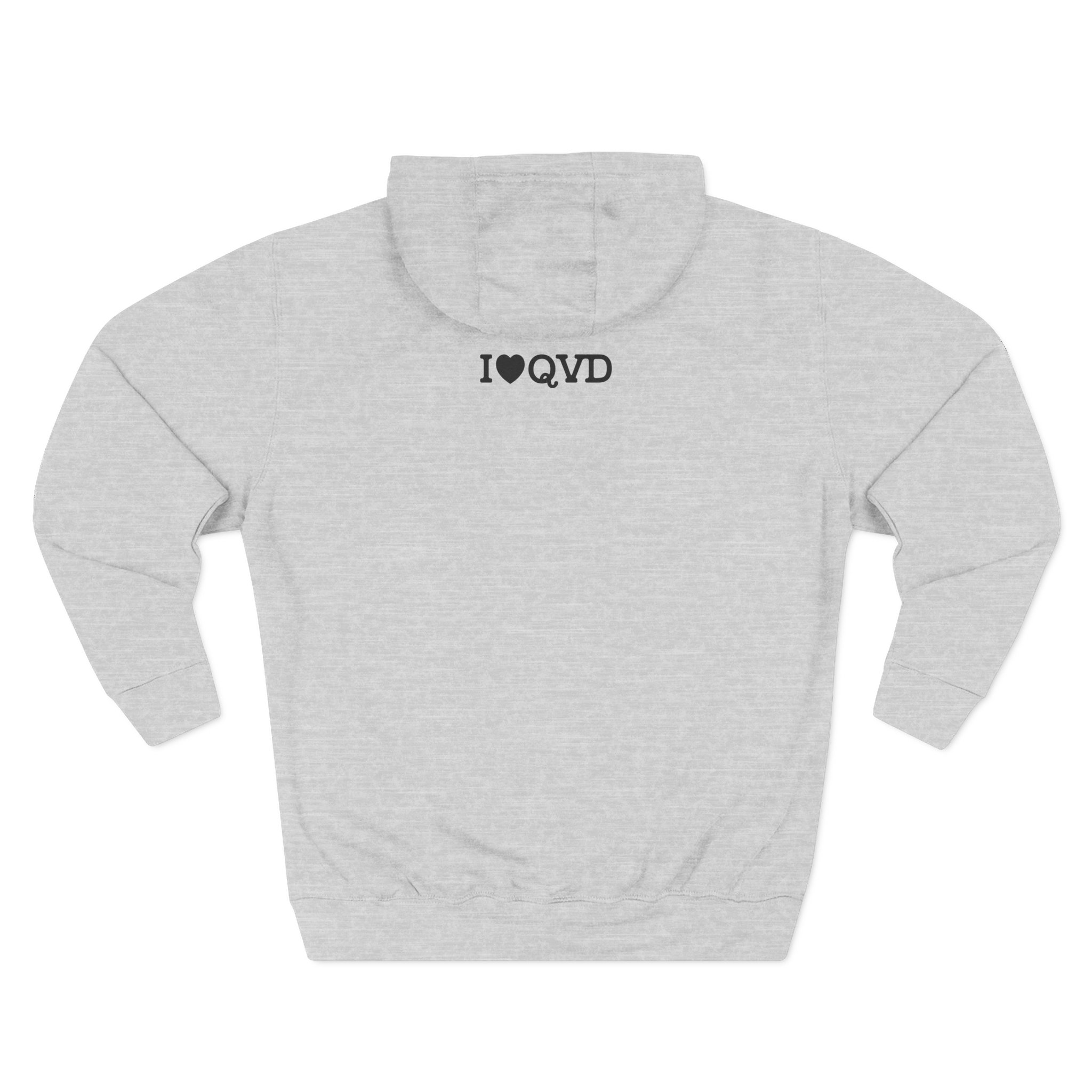 Quevedo I Love Bn Three-Panel Fleece Hoodie - Image 4