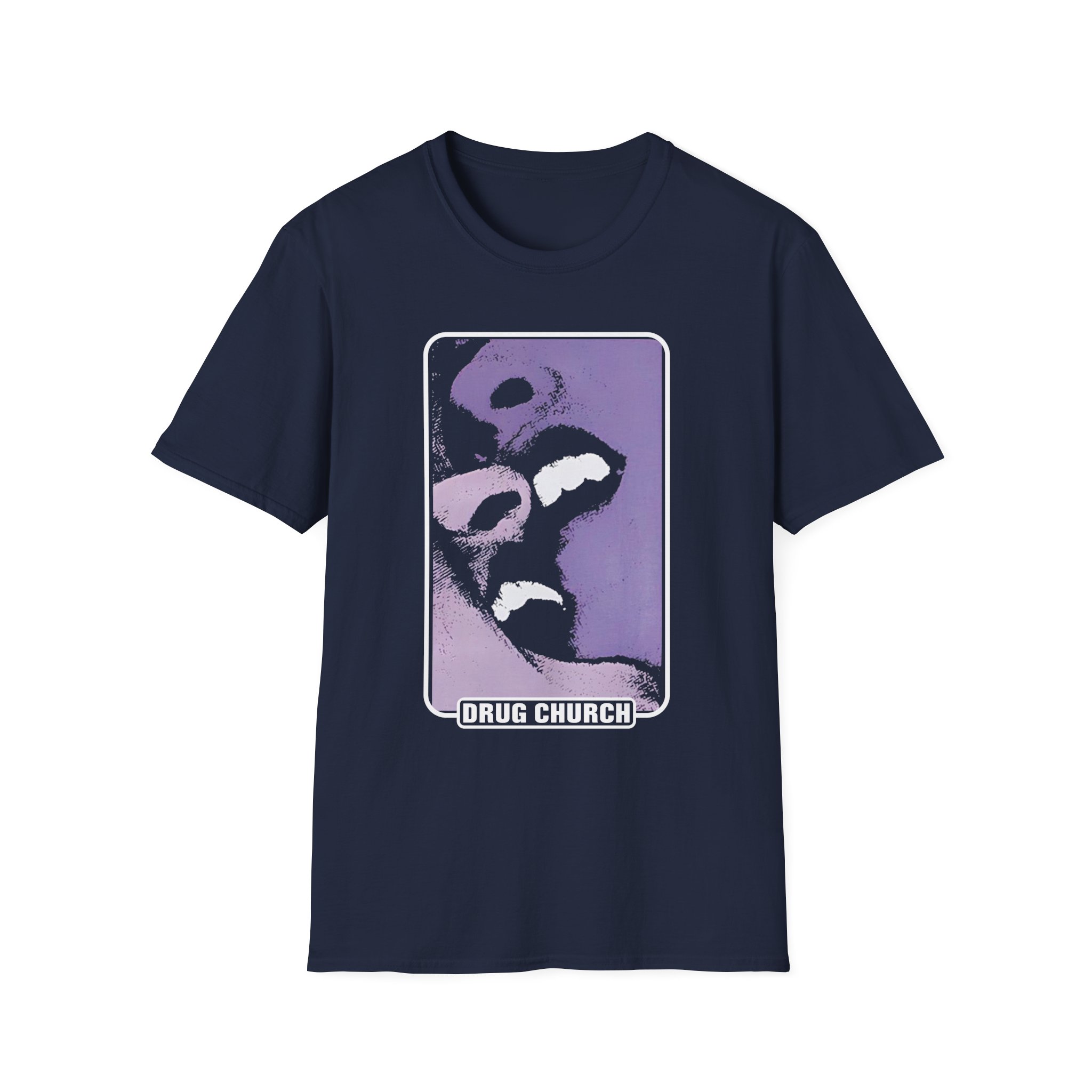 Drug Church Hookups Unisex Softstyle T-Shirt - Image 9