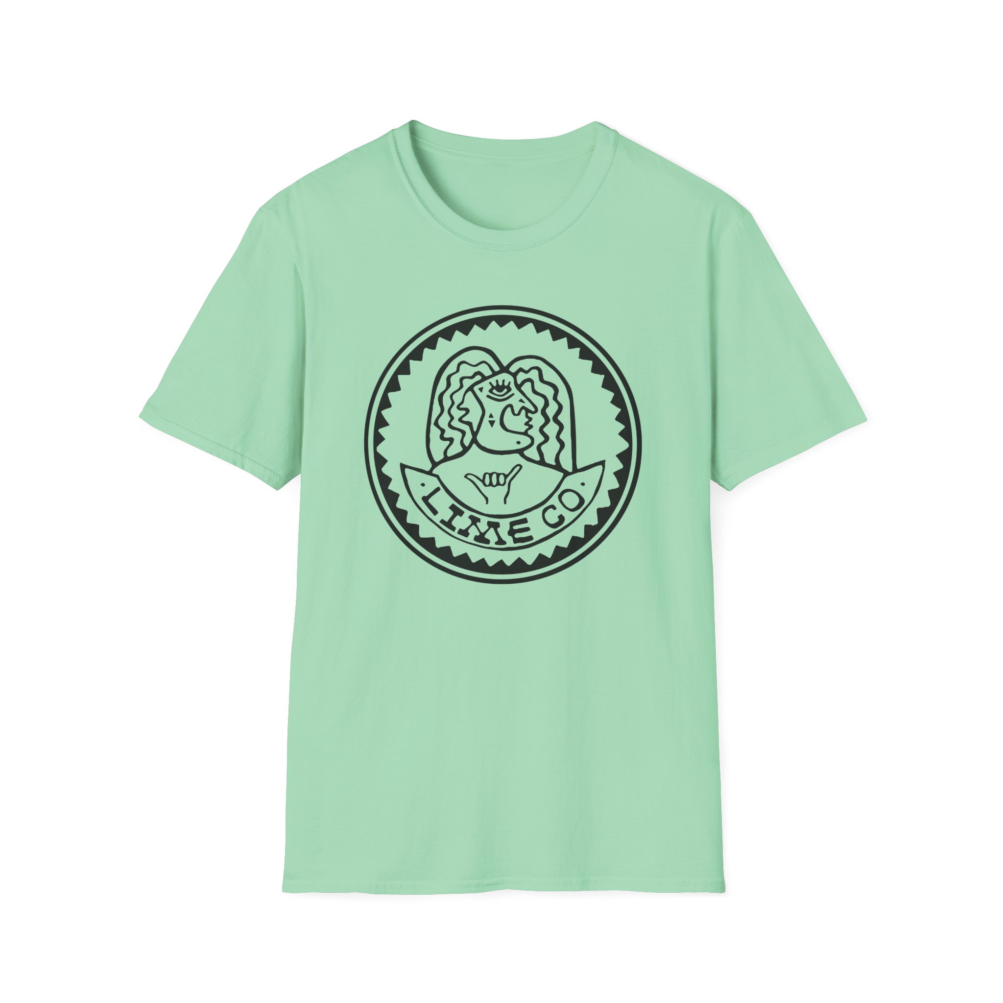 Lime Cordiale Lime Co Logo Unisex Softstyle T-Shirt - Image 15
