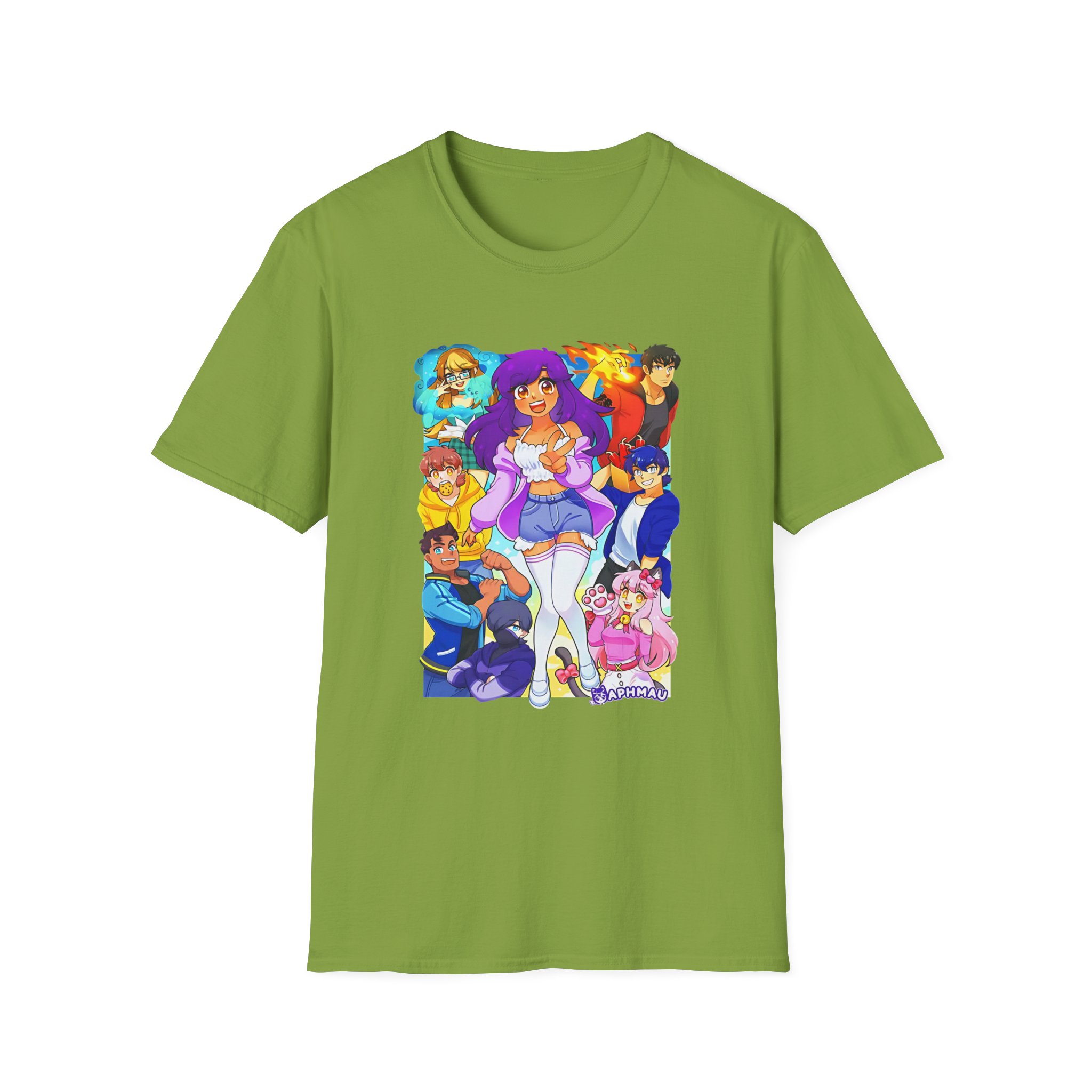 Aphmau & Friends Unisex Softstyle T-Shirt - Image 15