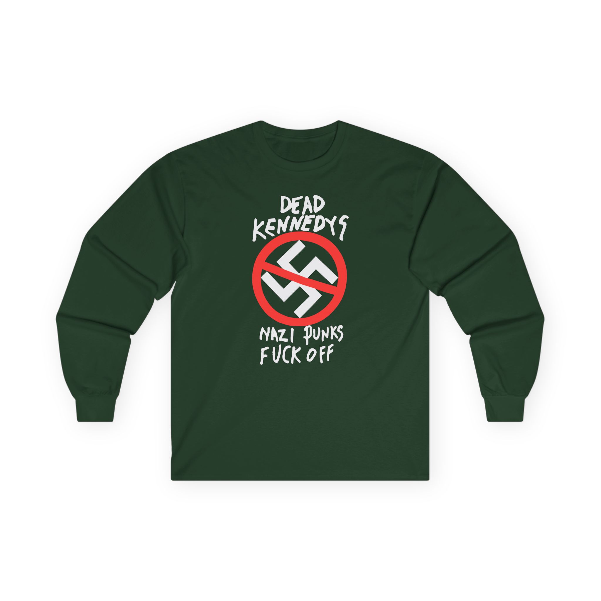 Dead Kennedys Nazi Punks Fuck Off Unisex Ultra Cotton Long Sleeve Tee - Image 5