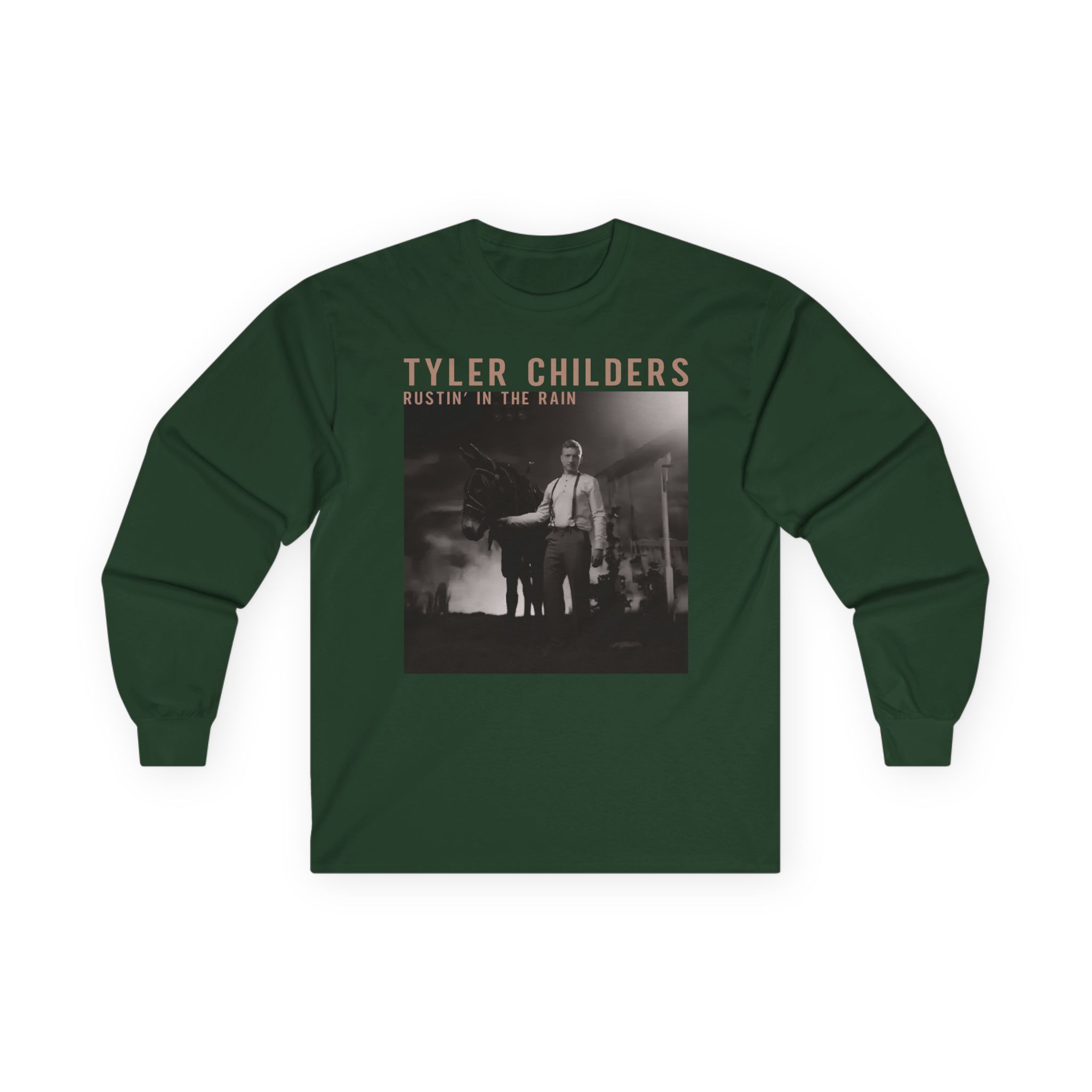 Tyler Childers Black Rustin Unisex Ultra Cotton Long Sleeve Tee - Image 7