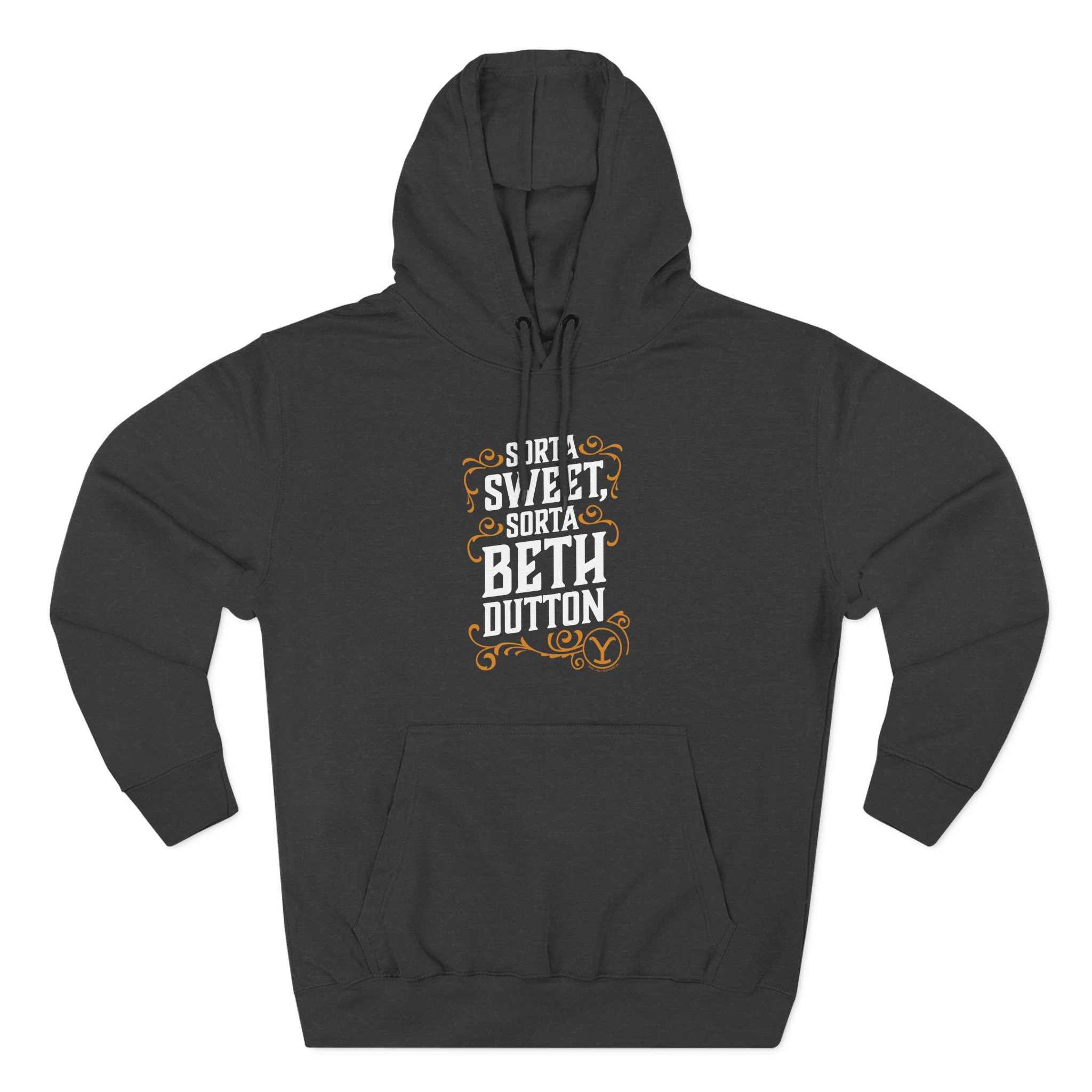Lainey Wilson Don't Make Me Go Beth Dutton on You Three-Panel Fleece Hoodie - Image 3