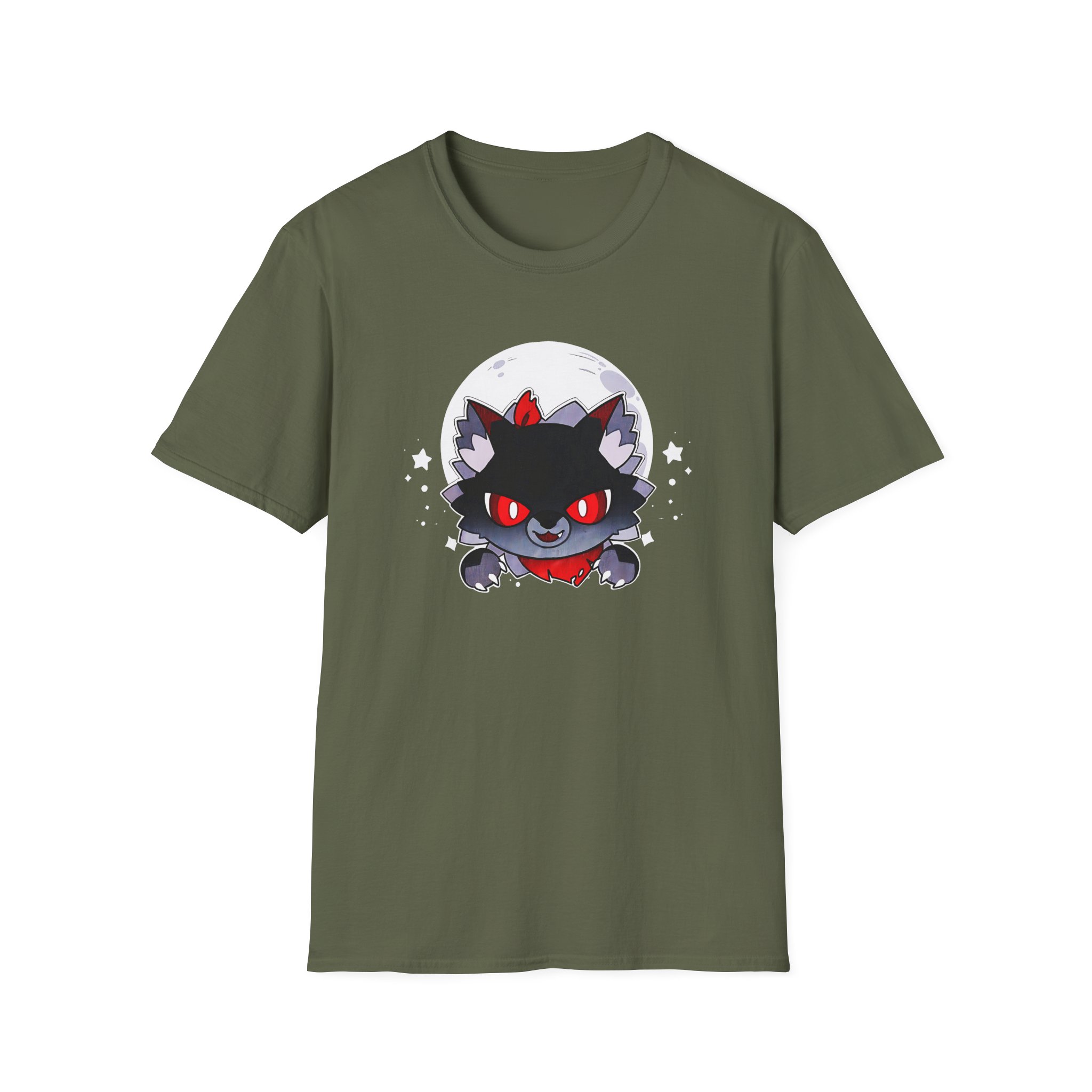 Aphmau Werewolf Cat Unisex Softstyle T-Shirt - Image 7