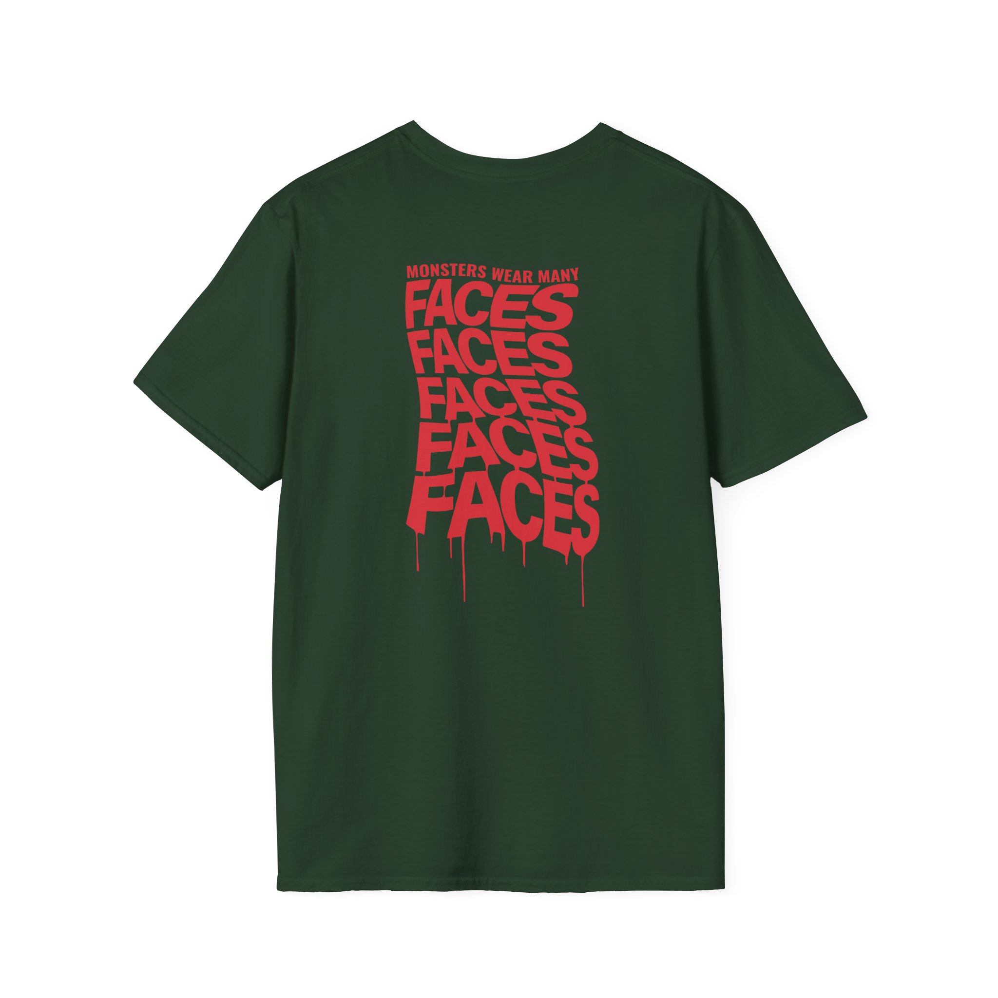 Alan Wake Faces Unisex Softstyle T-Shirt - Image 8