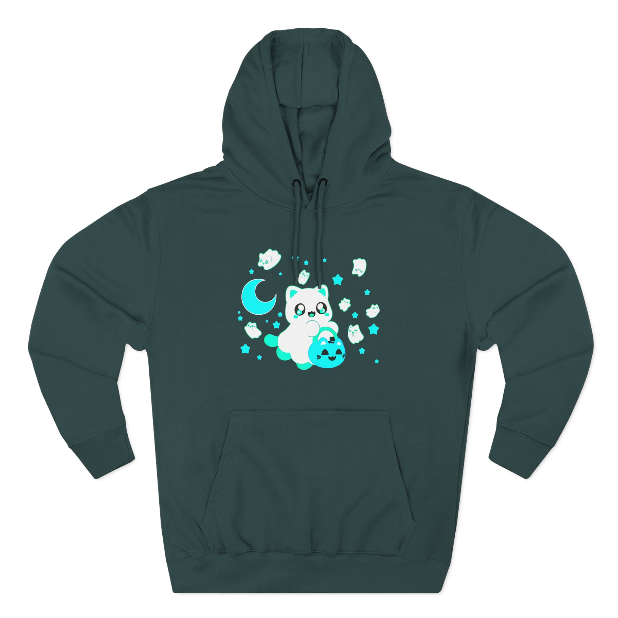 Aphmau Ghost Cat Three-Panel Fleece Hoodie - Image 7