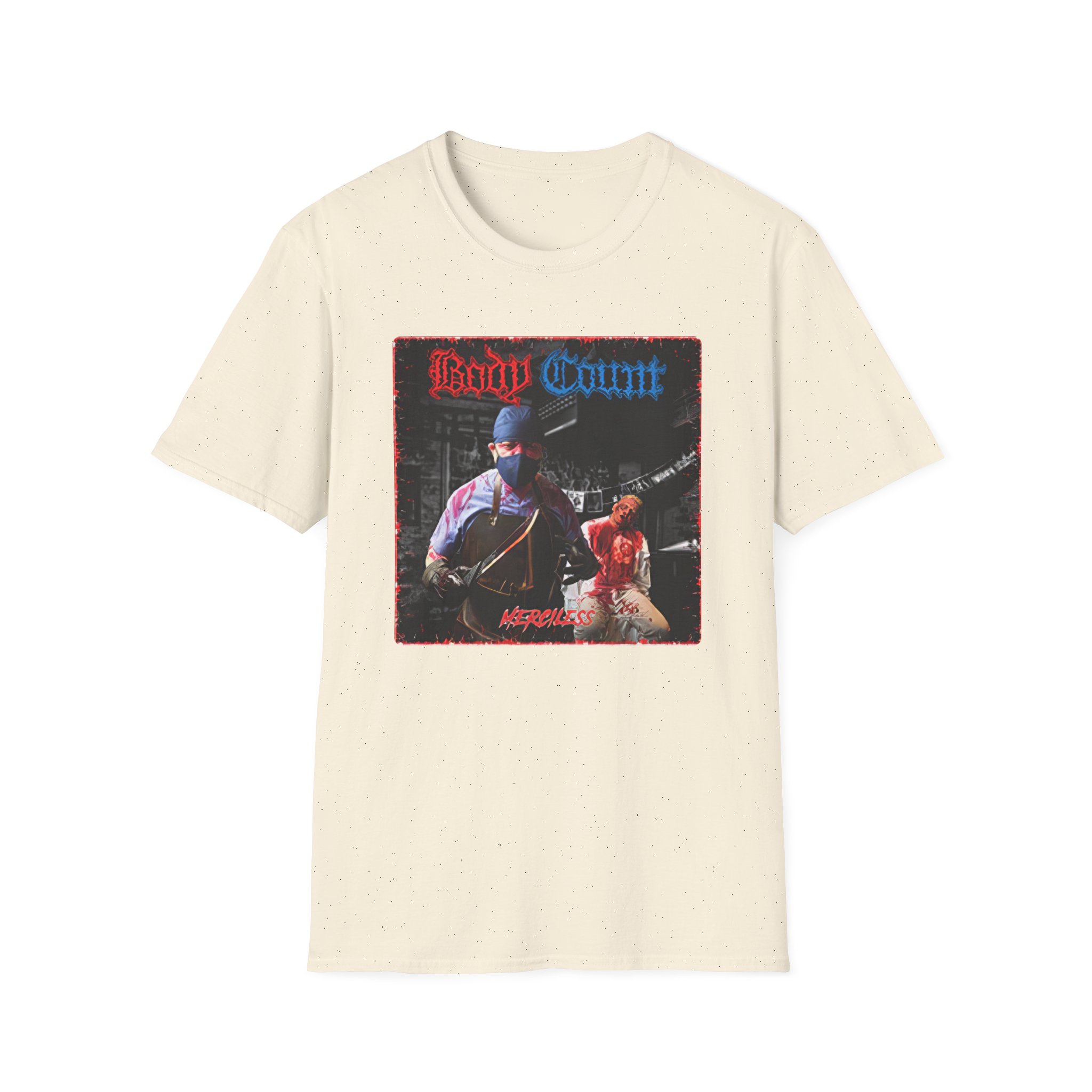 Body Count Merciless Album Unisex Softstyle T-Shirt - Image 11