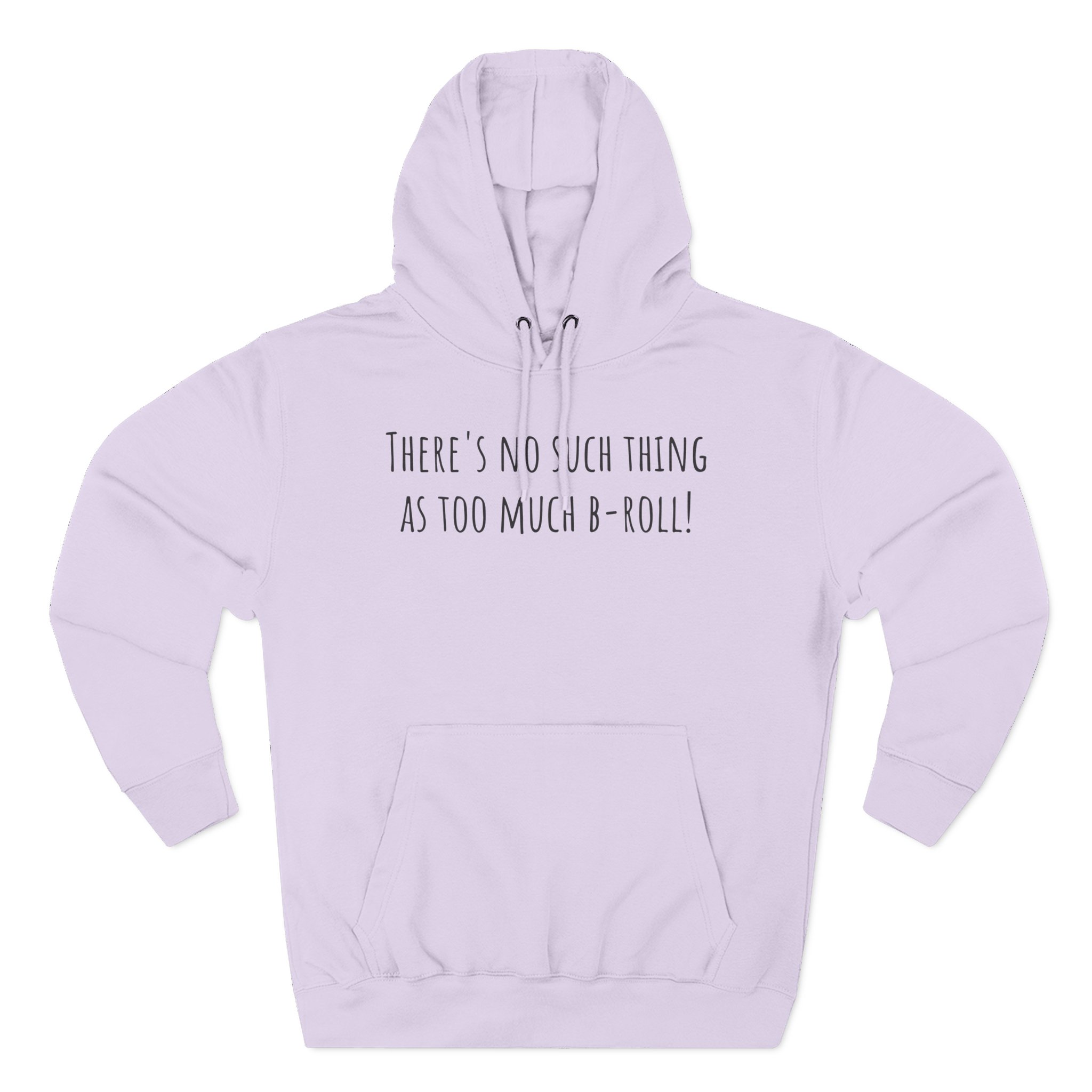 Joshua Weissman There's No Such Thing as Too Much B-roll! Three-Panel Fleece Hoodie - Image 11