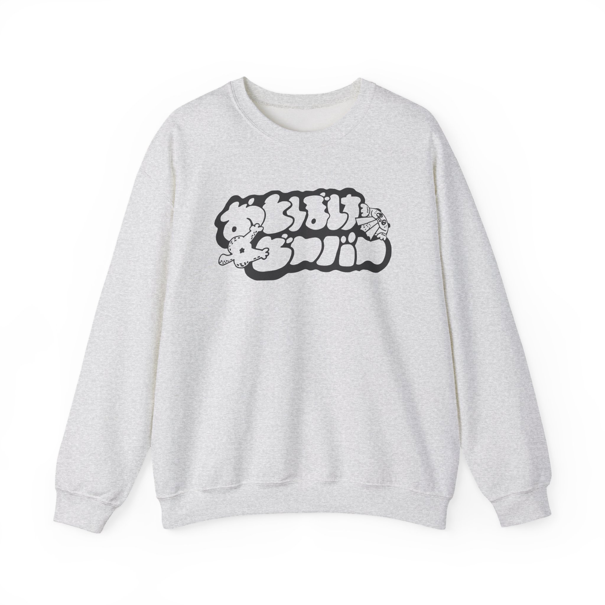 Otoboke Beaver Shimmer Print Logo Unisex Heavy Blend™ Crewneck Sweatshirt - Image 3