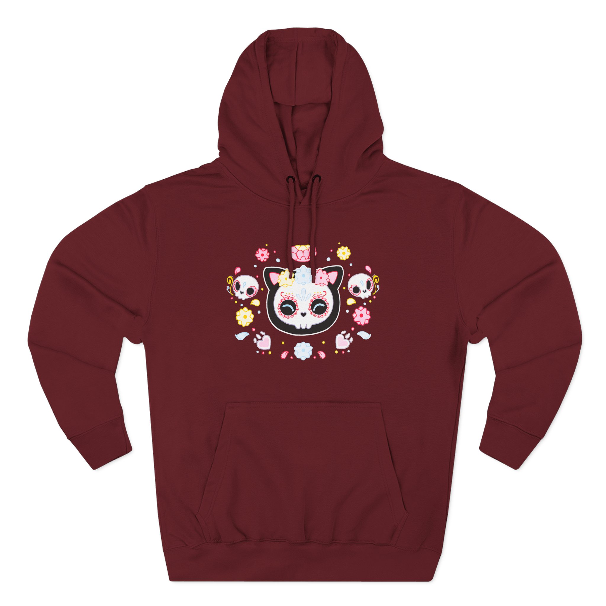 Aphmau Sugar Skull Cat Three-Panel Fleece Hoodie - Image 15