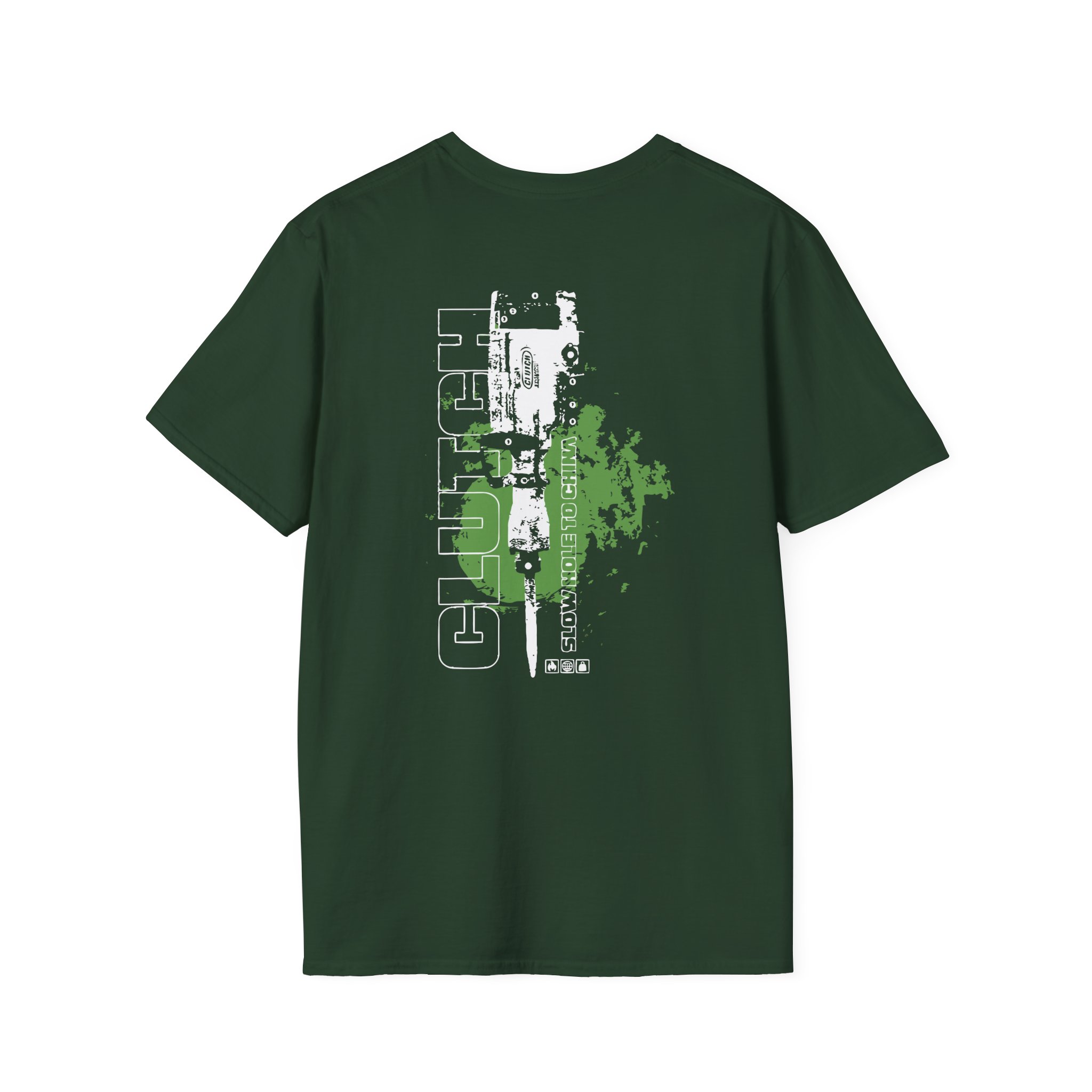 Clutch Jackhammer Unisex Softstyle T-Shirt - Image 8