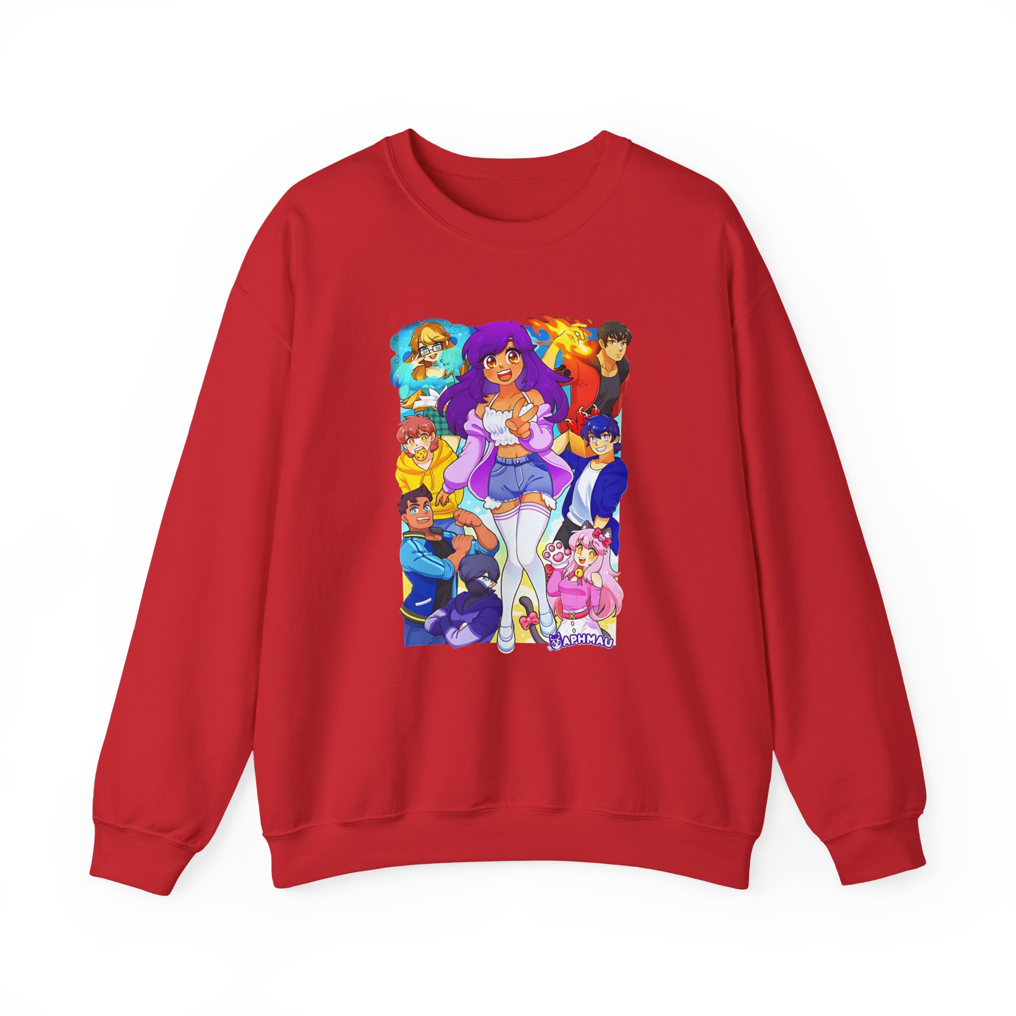 Aphmau & Friends Unisex Heavy Blend™ Crewneck Sweatshirt - Image 19