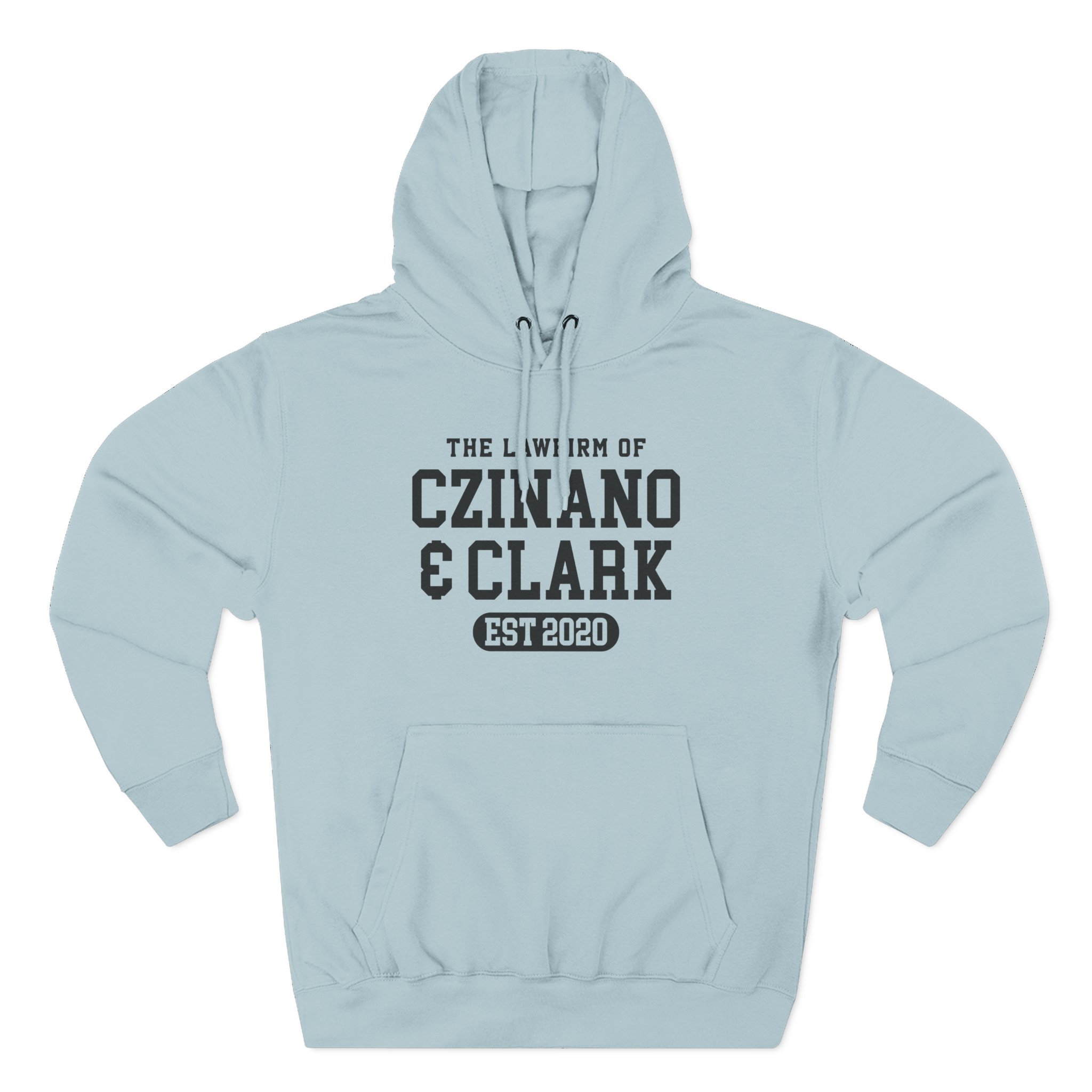 Caitlin Clark The law firm of Czinano & Clark Three-Panel Fleece Hoodie - Image 9