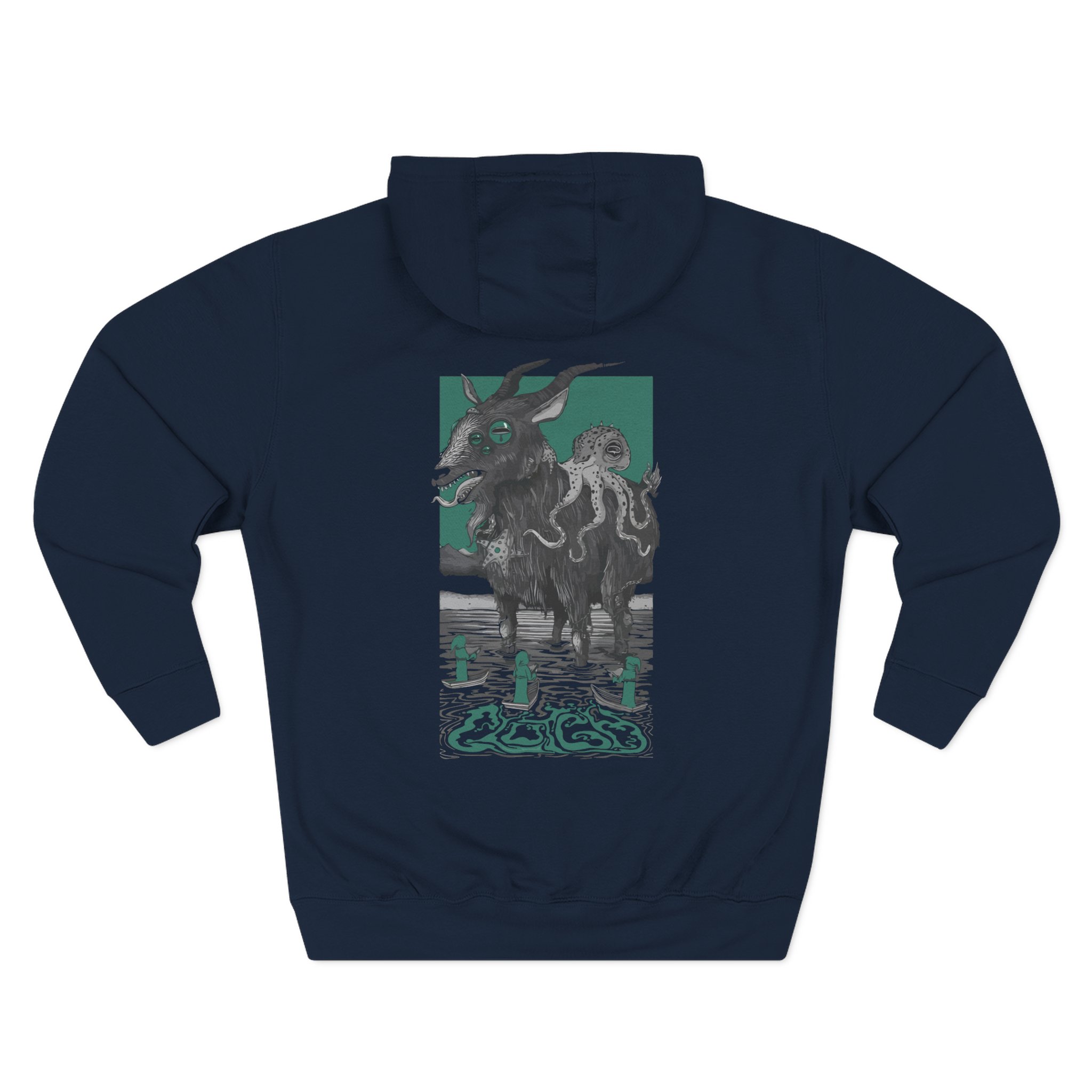 Clutch Mazza Swollen Goat Three-Panel Fleece Hoodie - Image 10