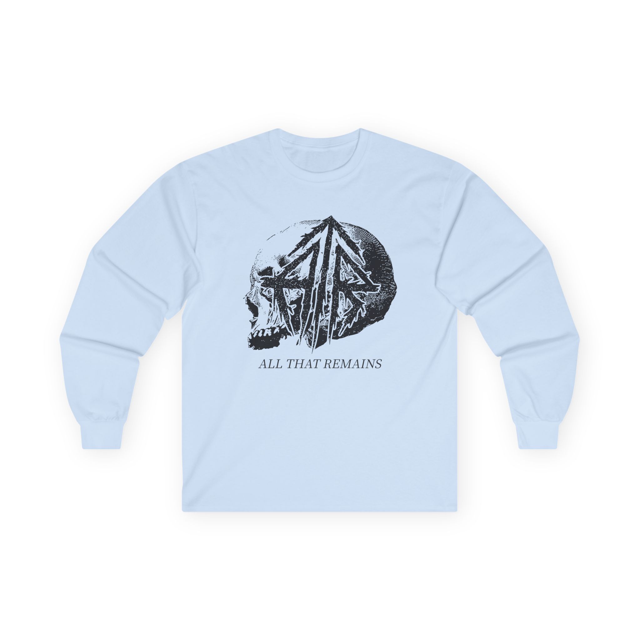 All That Remains Tie Dye Skull Unisex Ultra Cotton Long Sleeve Tee - Image 9