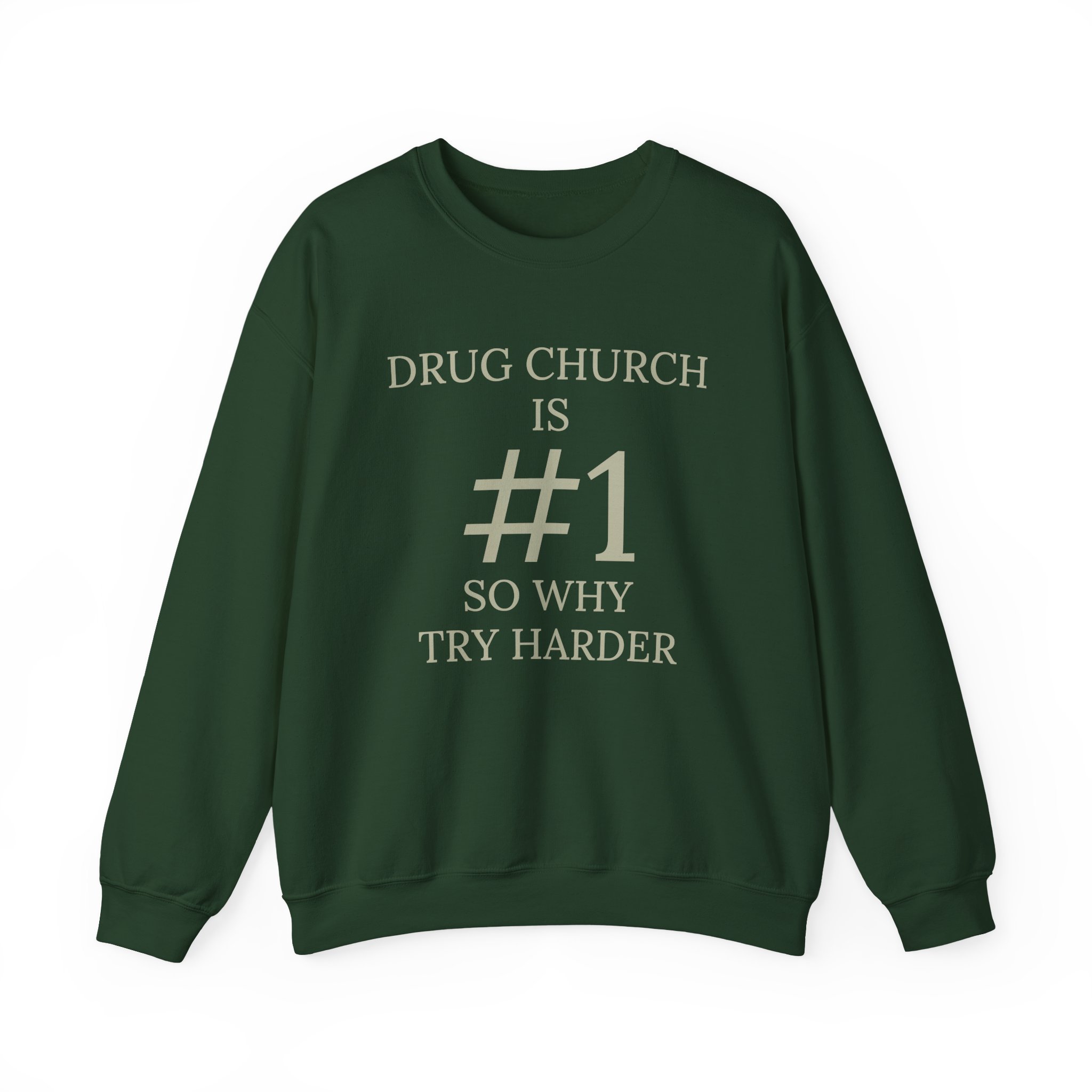 Drug Church Is Number 1 Unisex Heavy Blend™ Crewneck Sweatshirt - Image 7