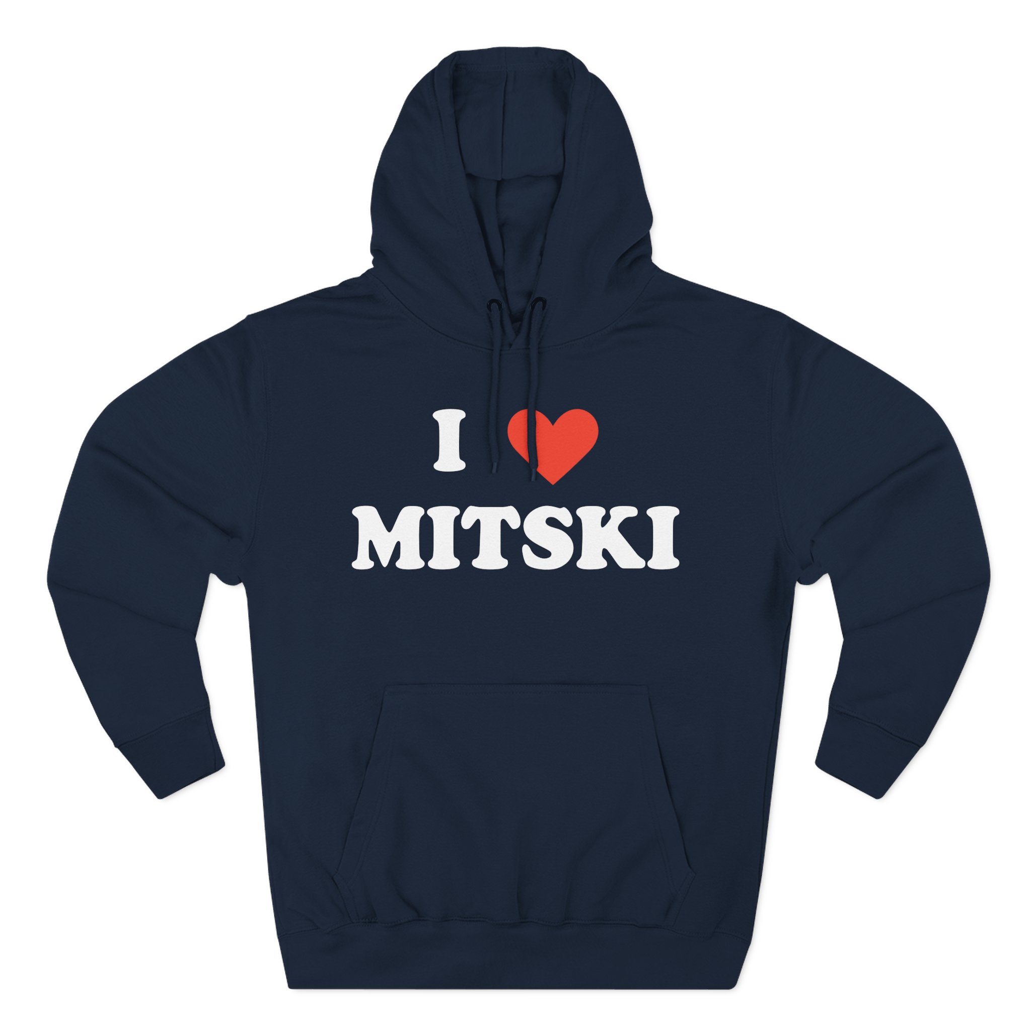 I Love Mitski Three-Panel Fleece Hoodie - Image 11