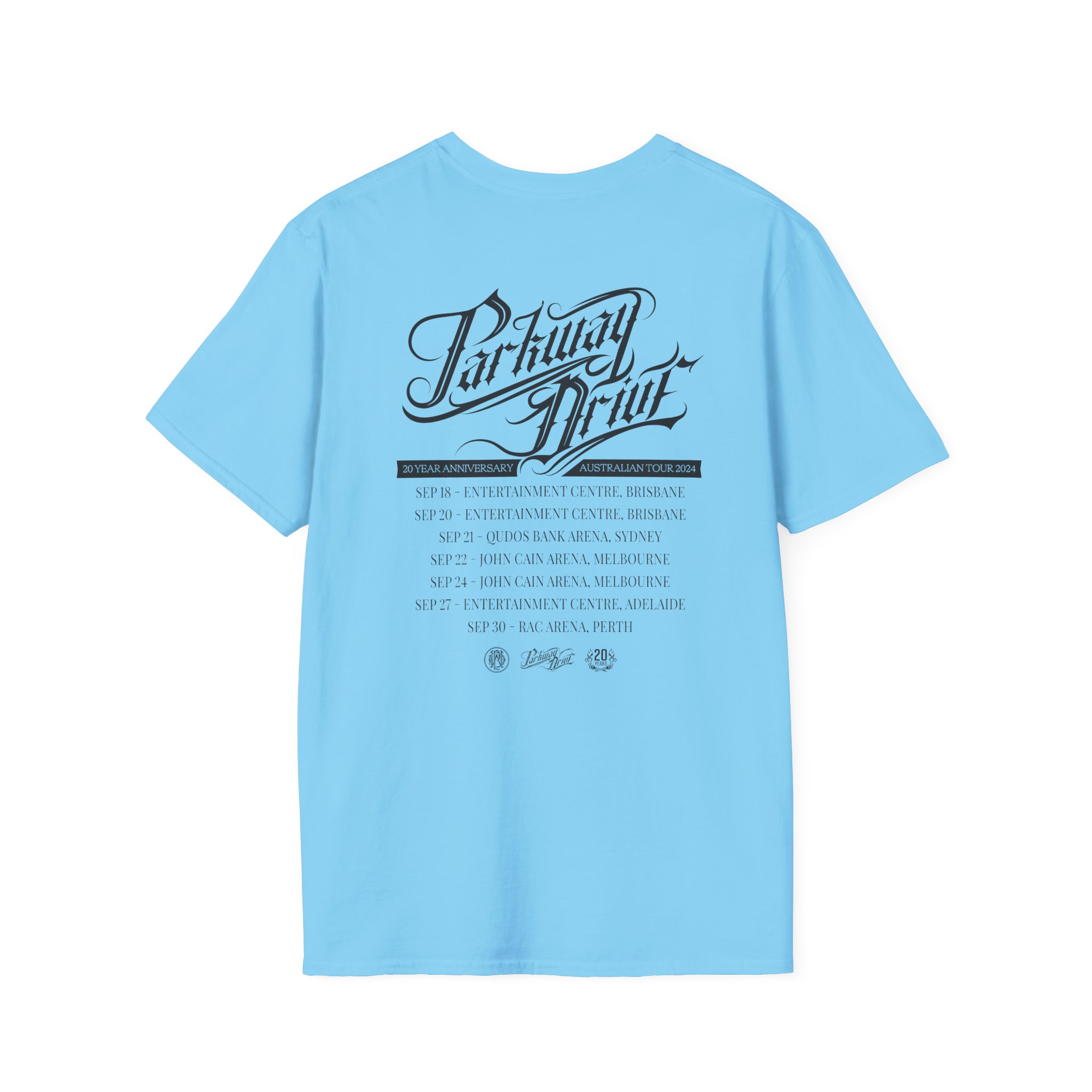 Parkway Drive Australian Tour Unisex Softstyle T-Shirt - Image 12