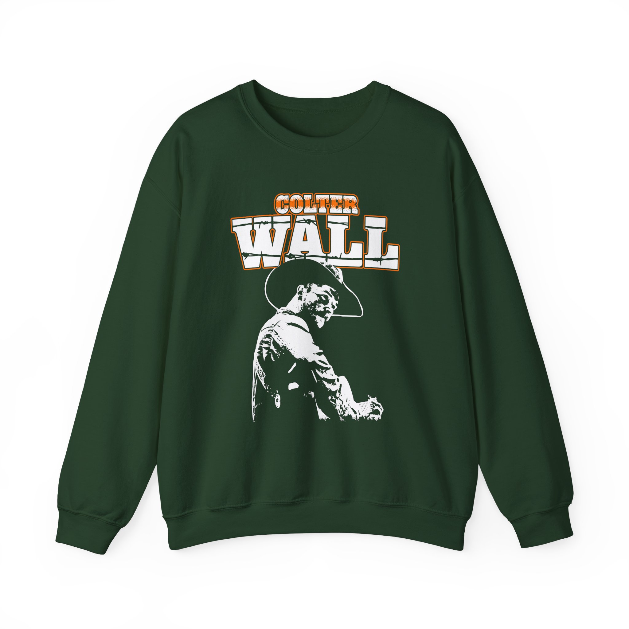 Colter Wall Barbed Wire Unisex Heavy Blend™ Crewneck Sweatshirt - Image 5