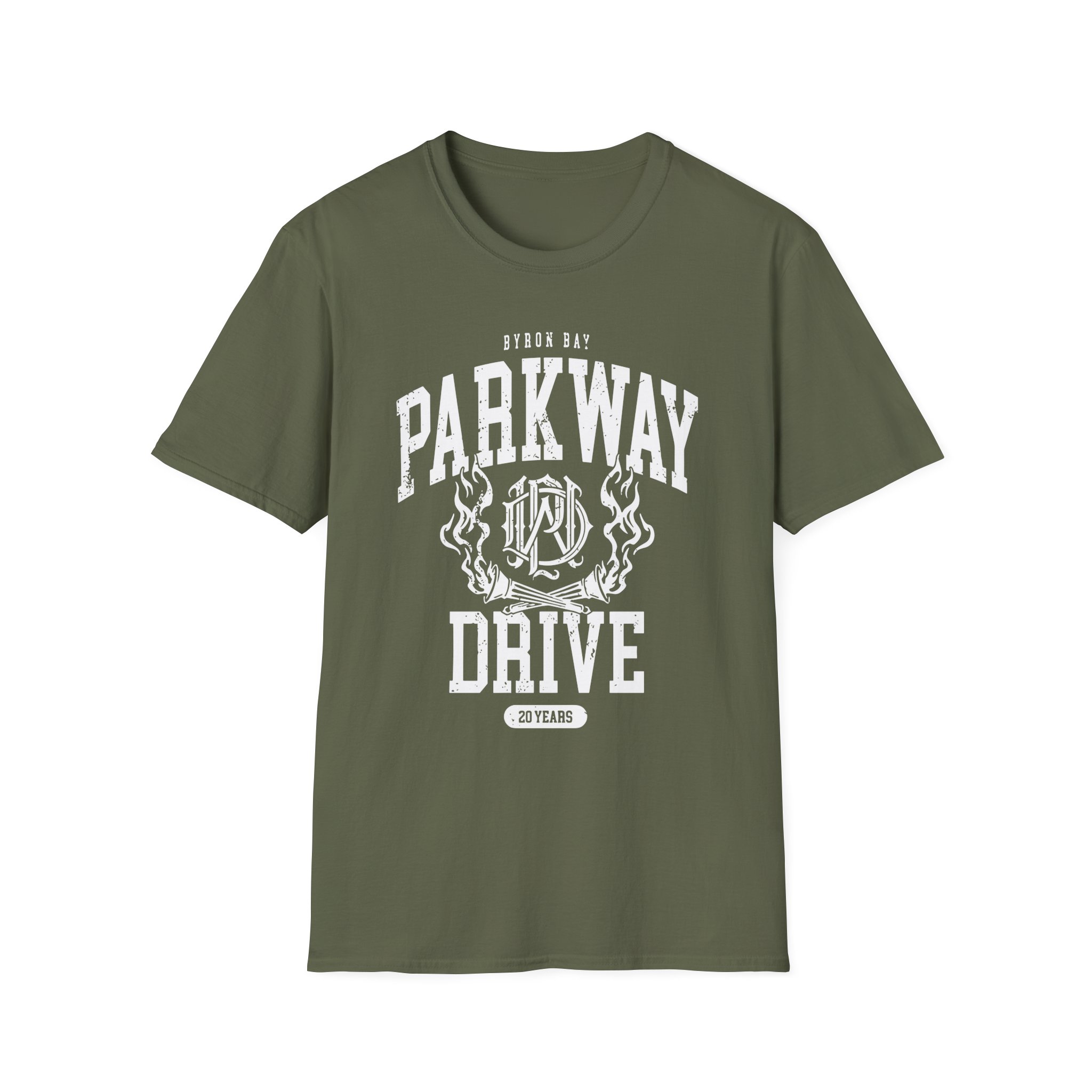Parkway Drive 20-year-anniversary Unisex Softstyle T-Shirt - Image 7