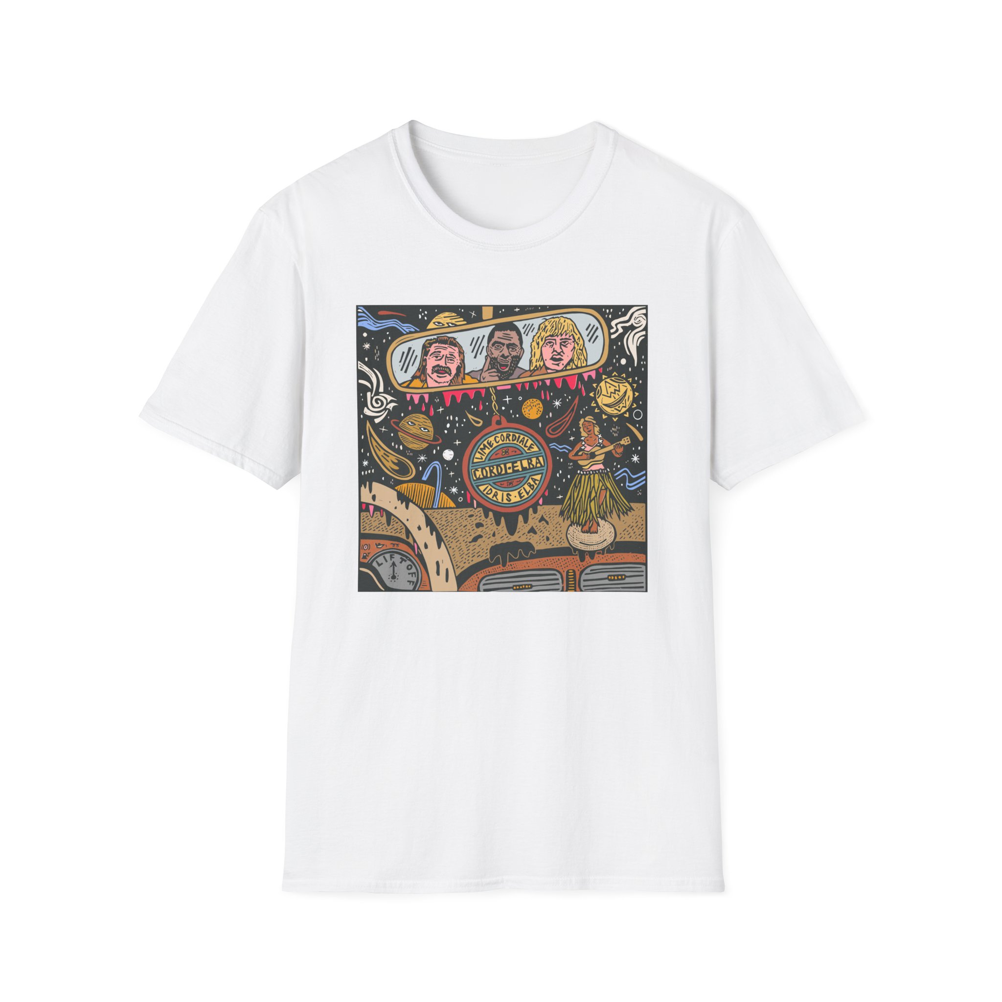 Lime Cordiale Cordi Elba Unisex Softstyle T-Shirt