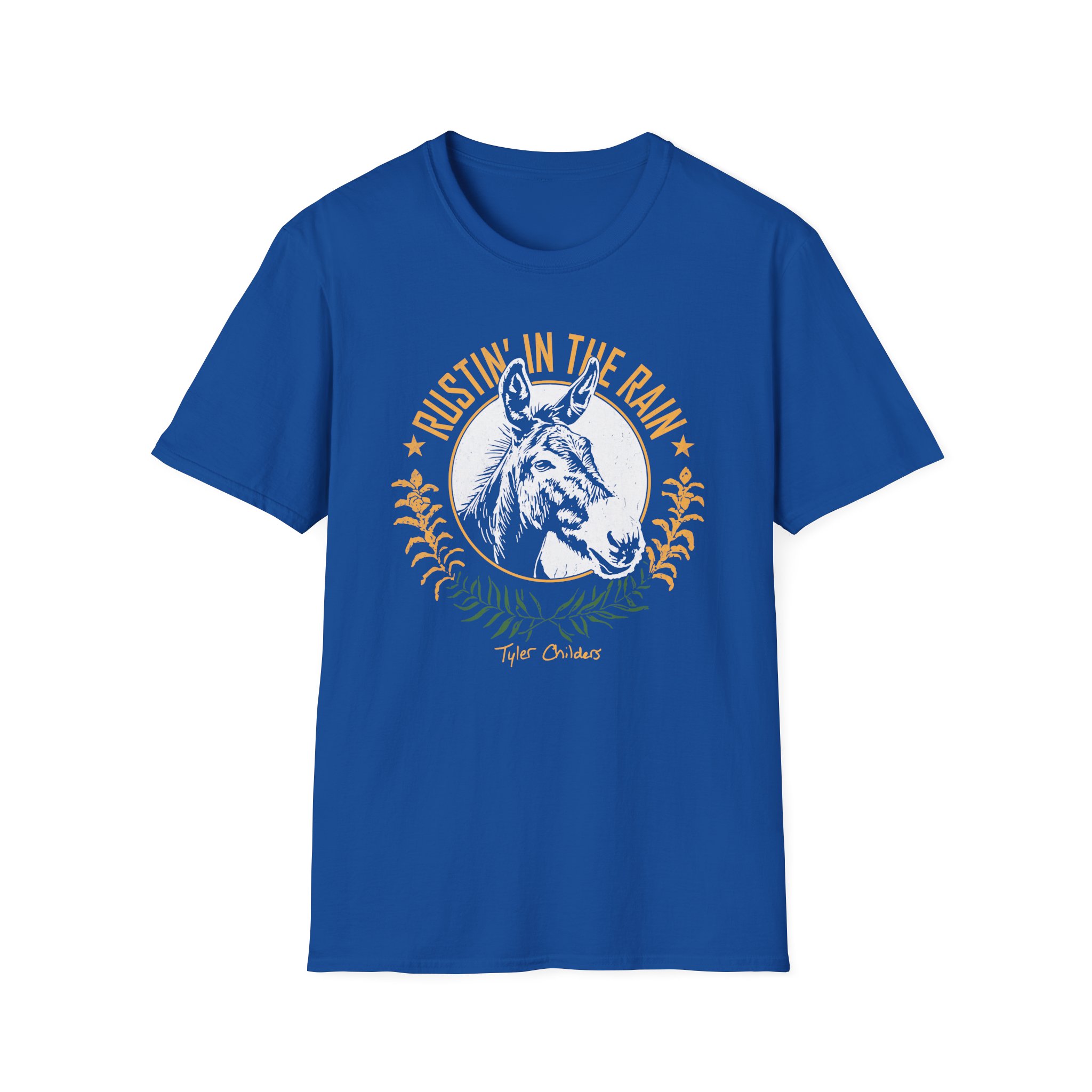 Tyler Childers Rustin Mule Unisex Softstyle T-Shirt - Image 9