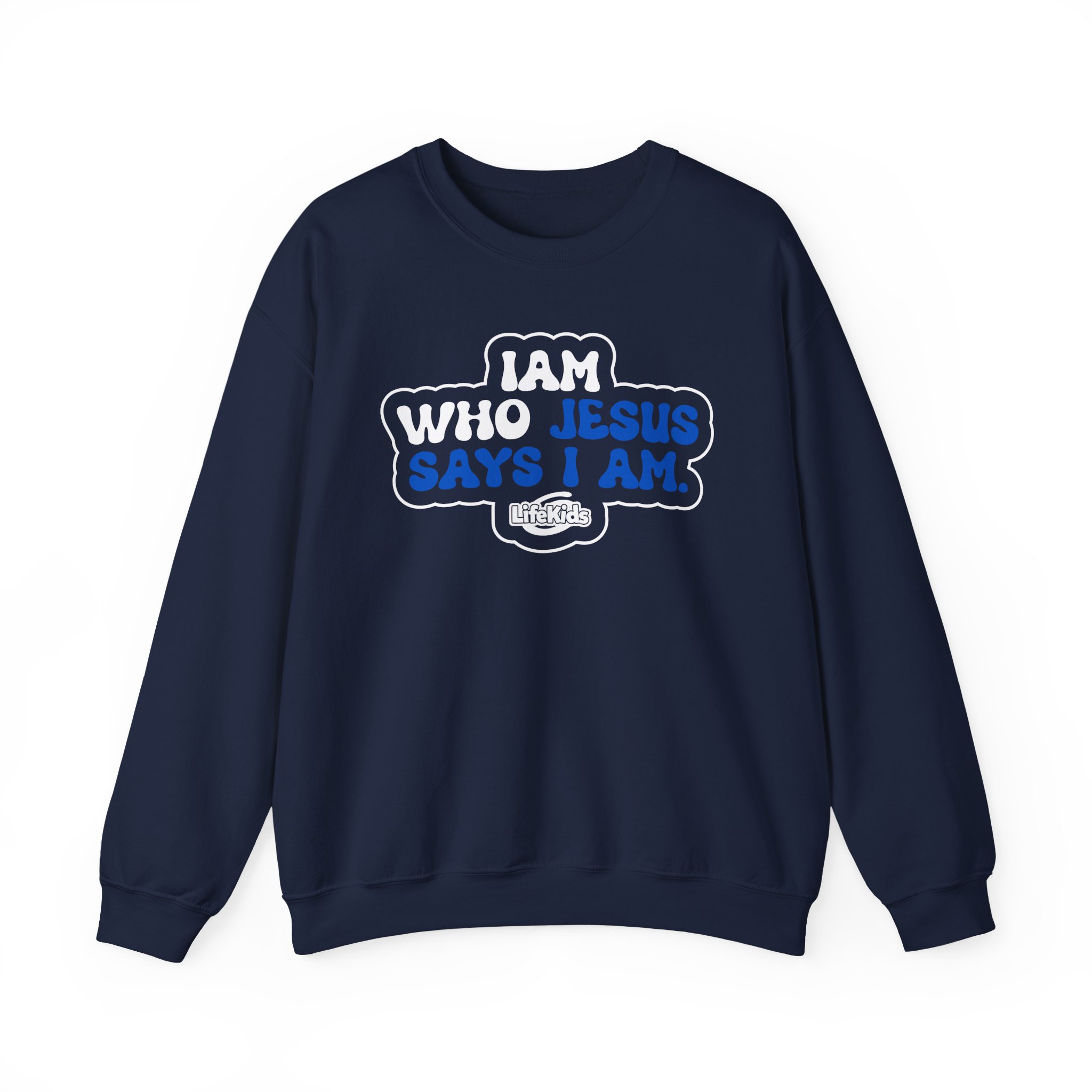 Life Church Jesus Says I Am Unisex Heavy Blend™ Crewneck Sweatshirt - Image 11