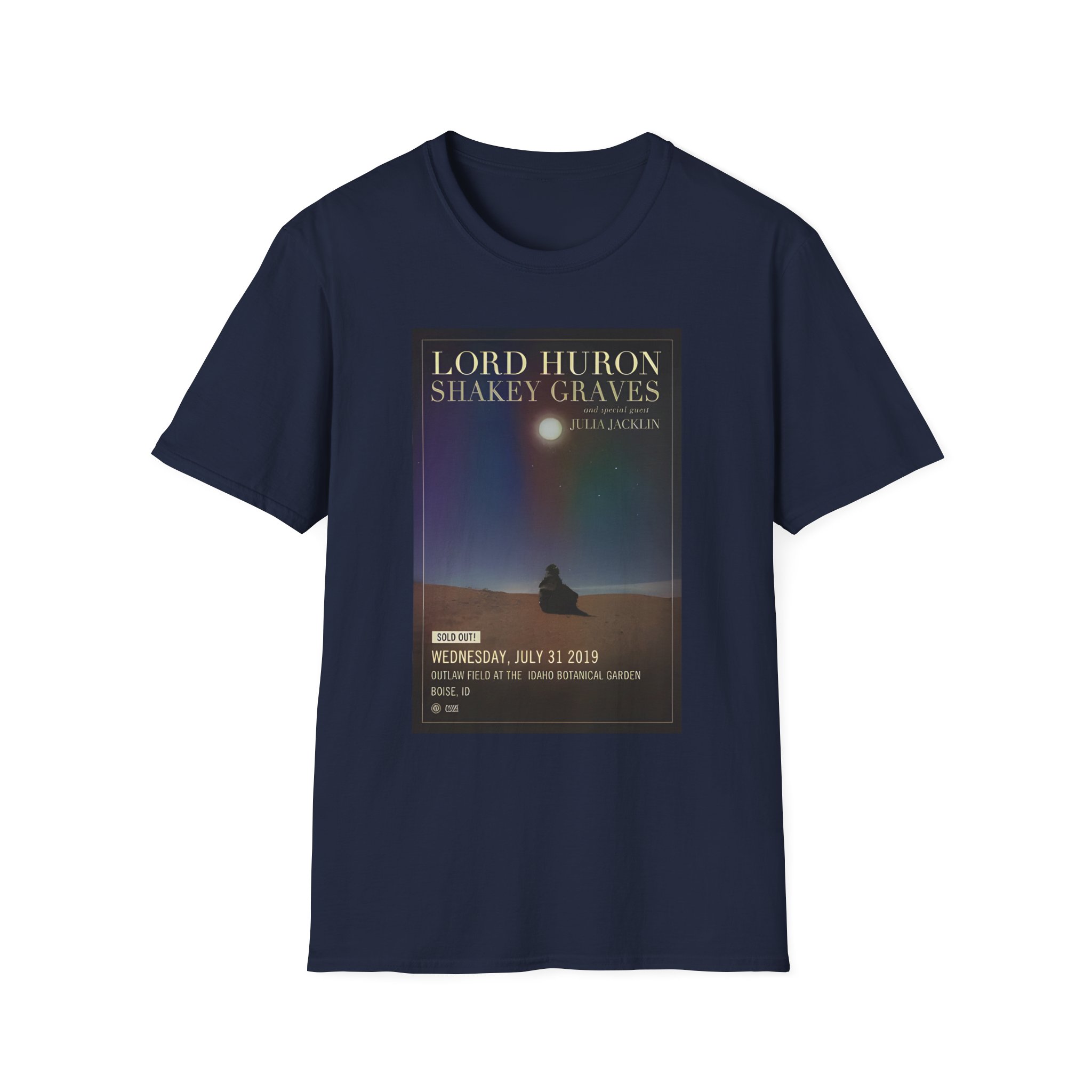 Lord Huron at Knitting Factory Unisex Softstyle T-Shirt - Image 17