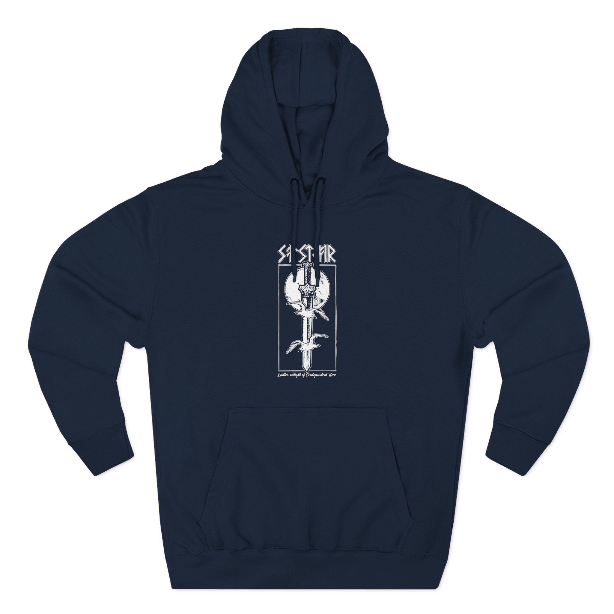 Solstafir Sword Three-Panel Fleece Hoodie