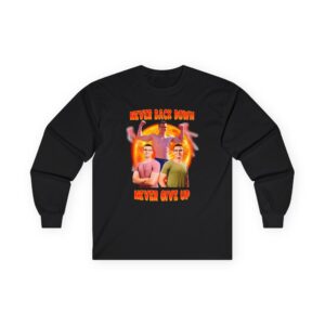 Nick Eh 30 Never Back Down Never Give Up Unisex Ultra Cotton Long Sleeve Tee