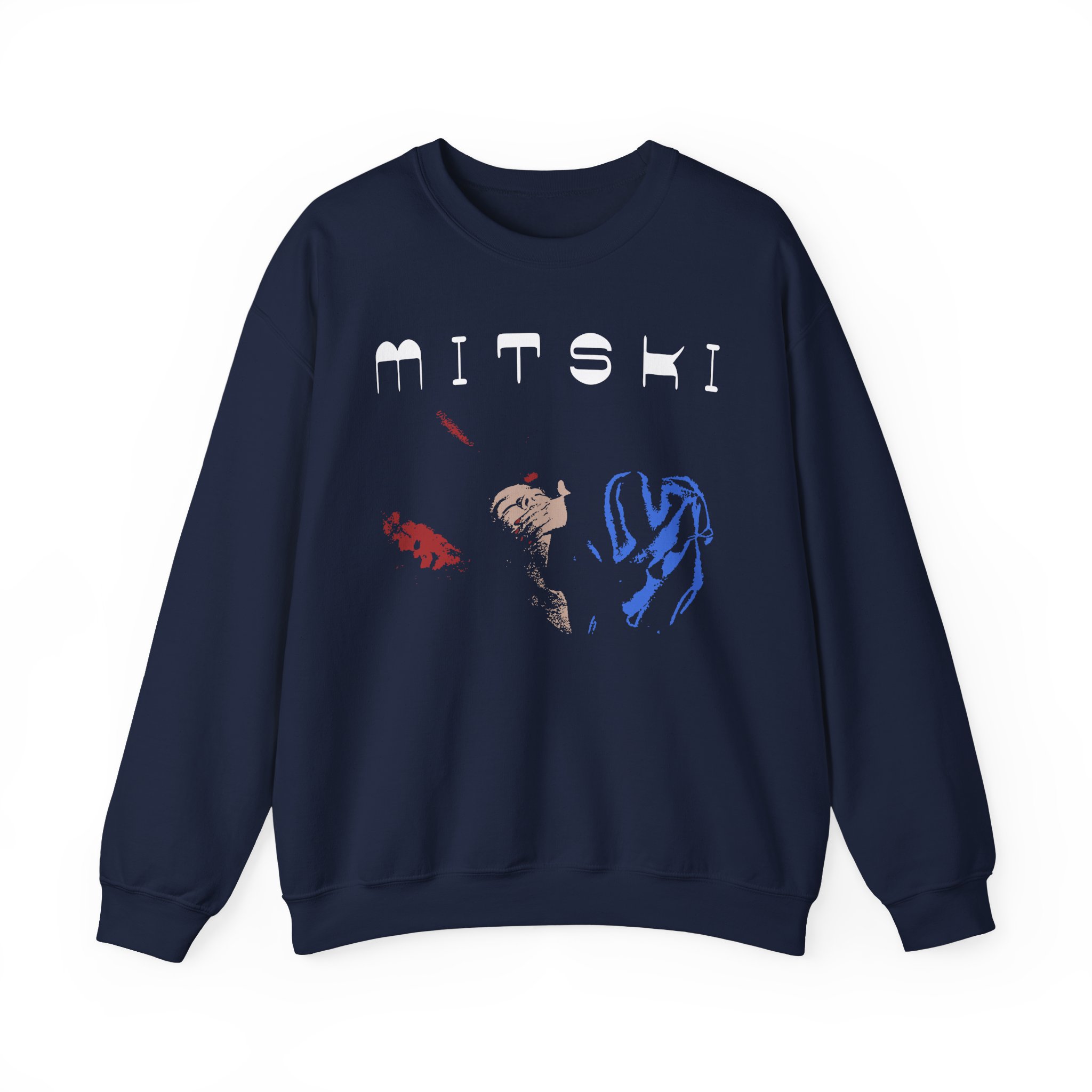 Mitski Working for the Knife Unisex Heavy Blend™ Crewneck Sweatshirt - Image 5