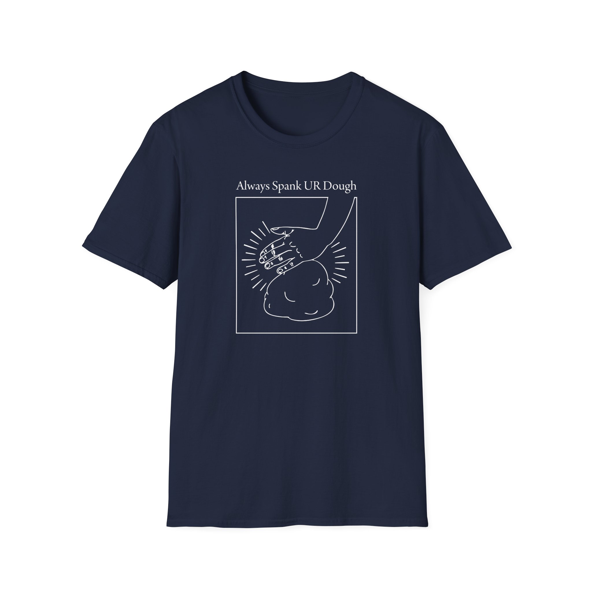 Joshua Weissman Always Spank Ur Dough Unisex Softstyle T-Shirt - Image 15