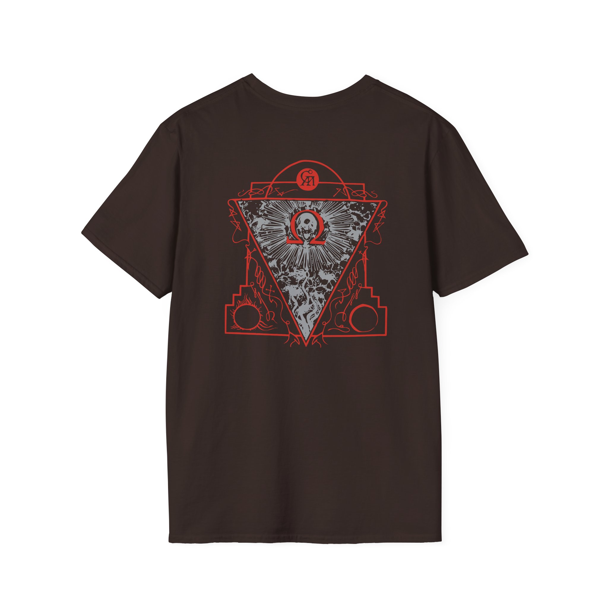 Goatwhore Red Fire Unisex Softstyle T-Shirt - Image 4