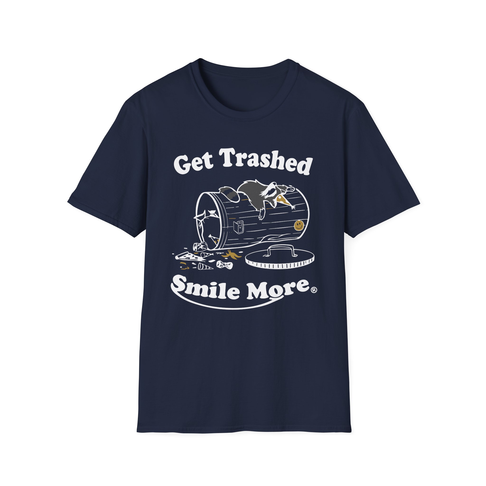 Roman Atwood Get Trashed Unisex Softstyle T-Shirt - Image 17