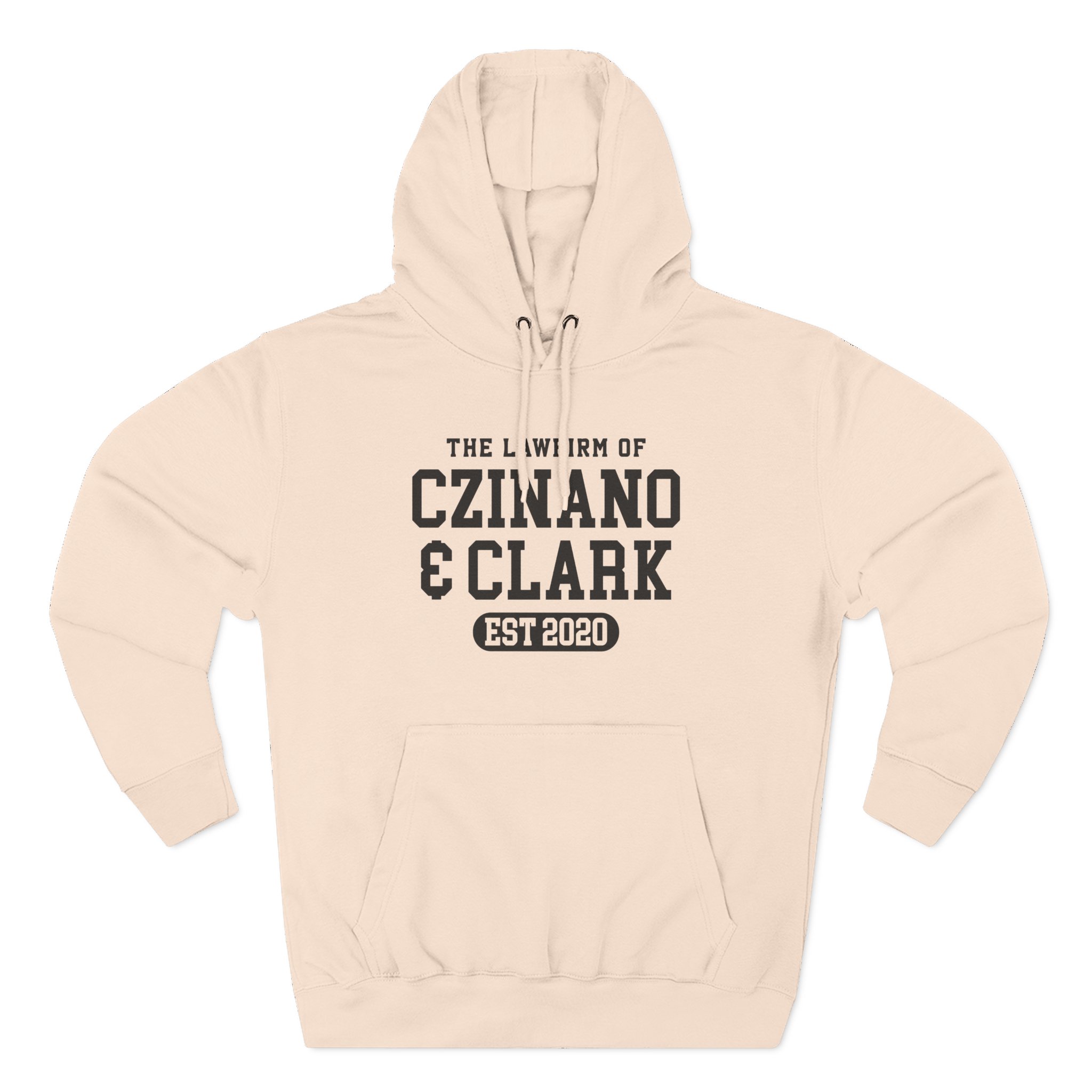 Caitlin Clark The law firm of Czinano & Clark Three-Panel Fleece Hoodie