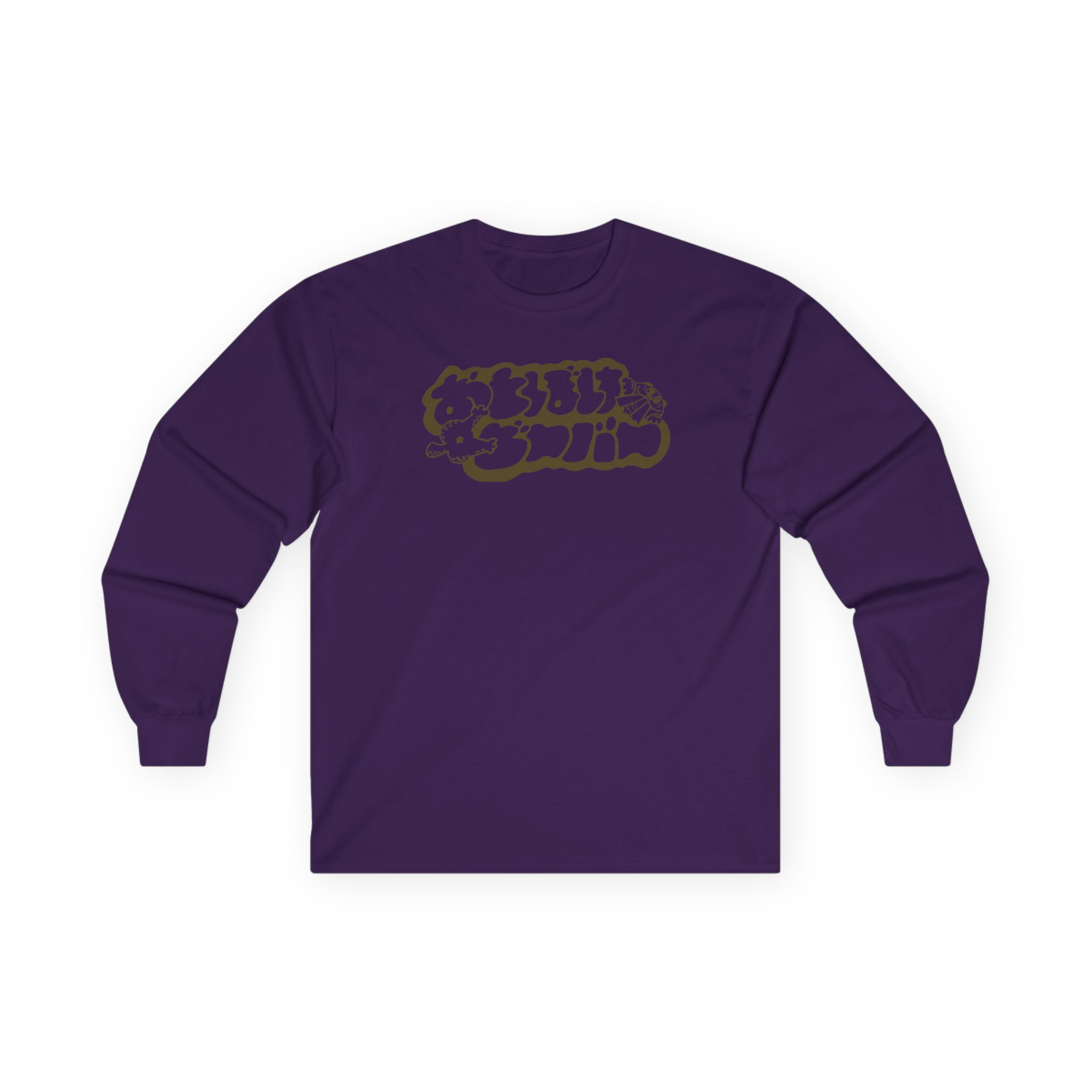 Otoboke Beaver Shimmer Print Logo Unisex Ultra Cotton Long Sleeve Tee - Image 7