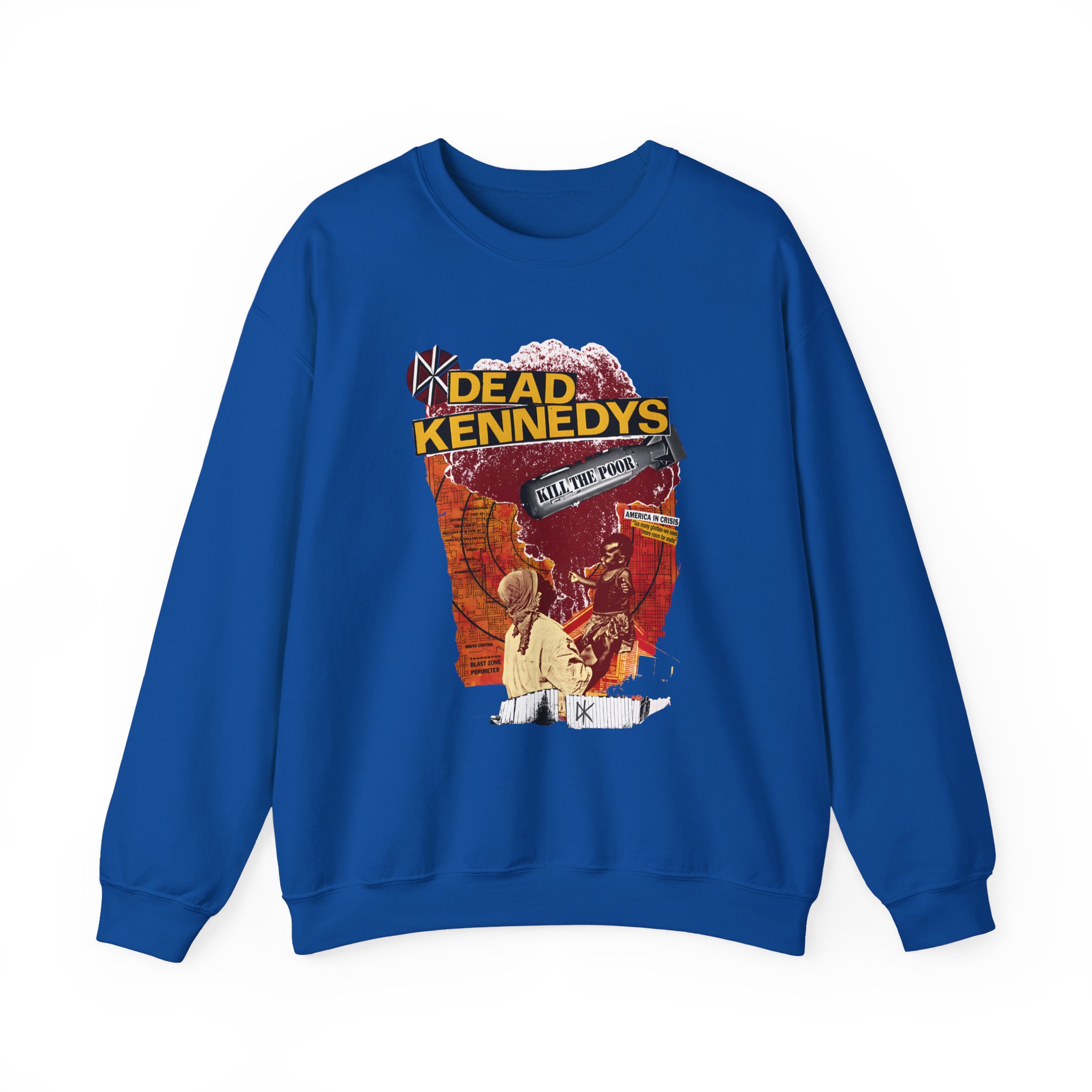 Dead Kennedys California Uber Alles Unisex Heavy Blend™ Crewneck Sweatshirt - Image 9