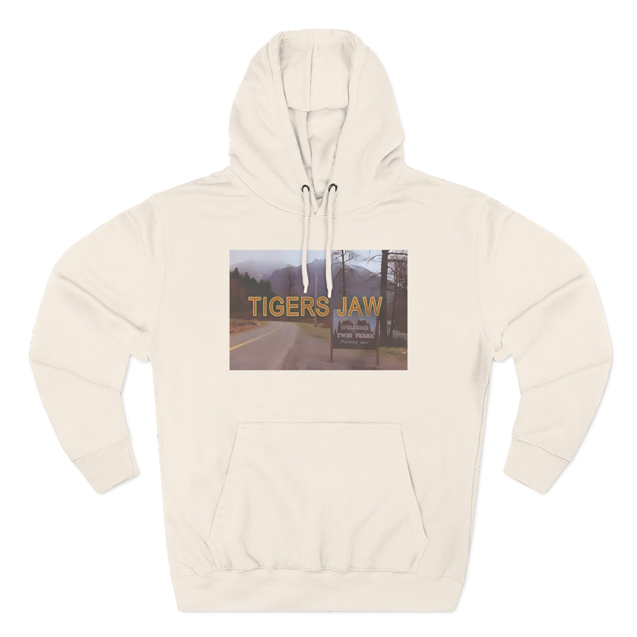 Tigers Jaw Twin Peaks Three-Panel Fleece Hoodie - Image 9