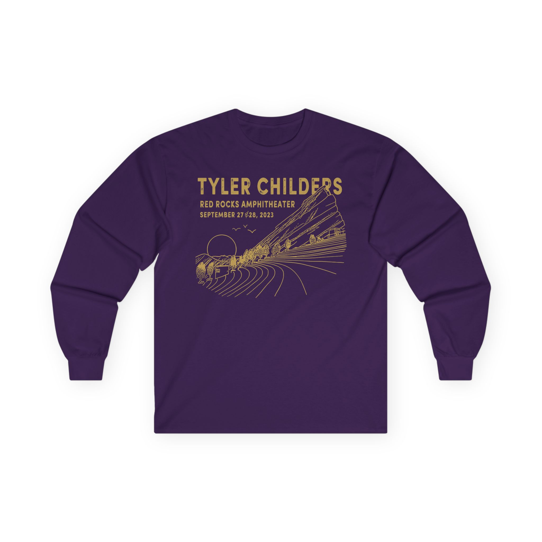 Tyler Childers Long Violent History Unisex Ultra Cotton Long Sleeve Tee - Image 13