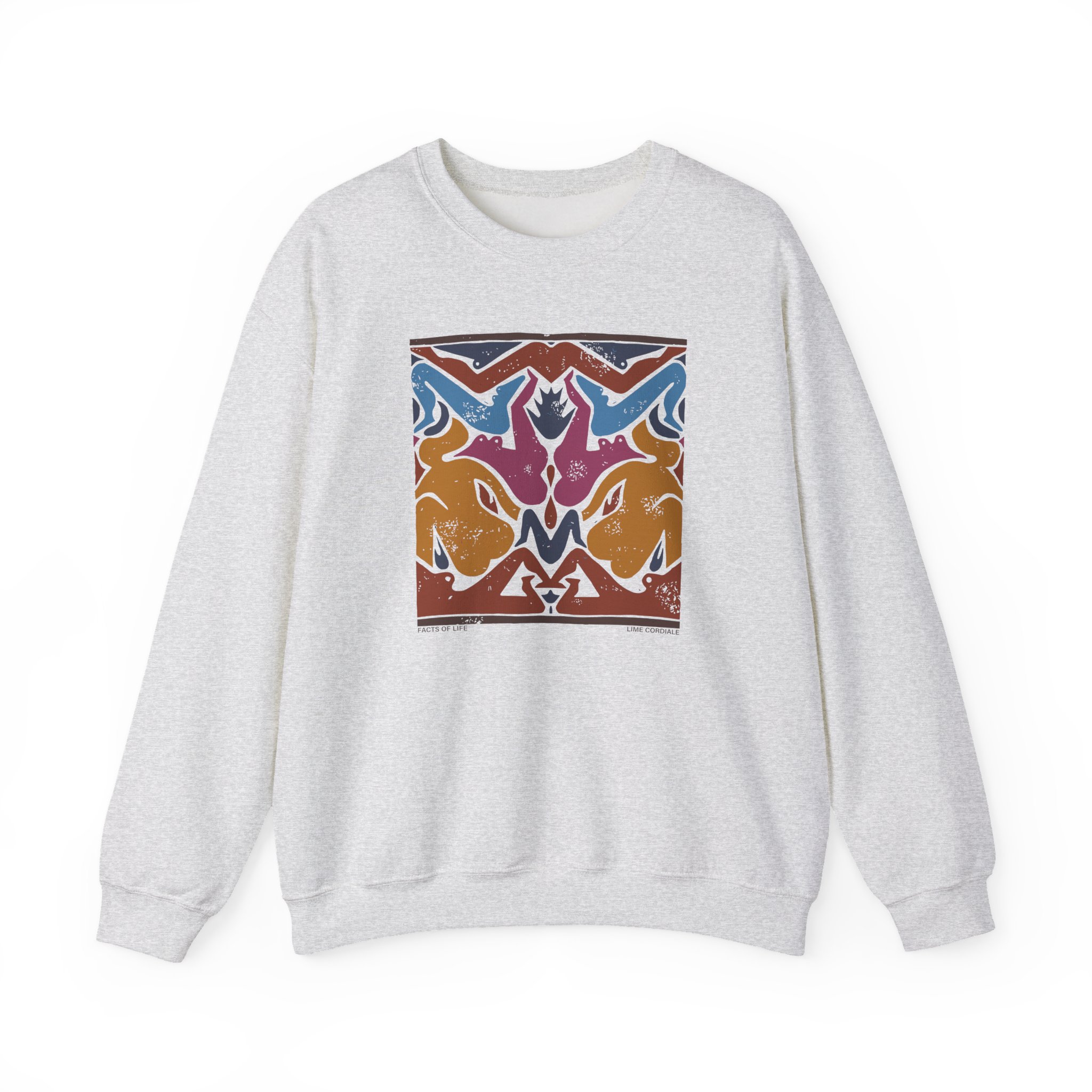 Lime Cordiale Facts of Life Unisex Heavy Blend™ Crewneck Sweatshirt - Image 5