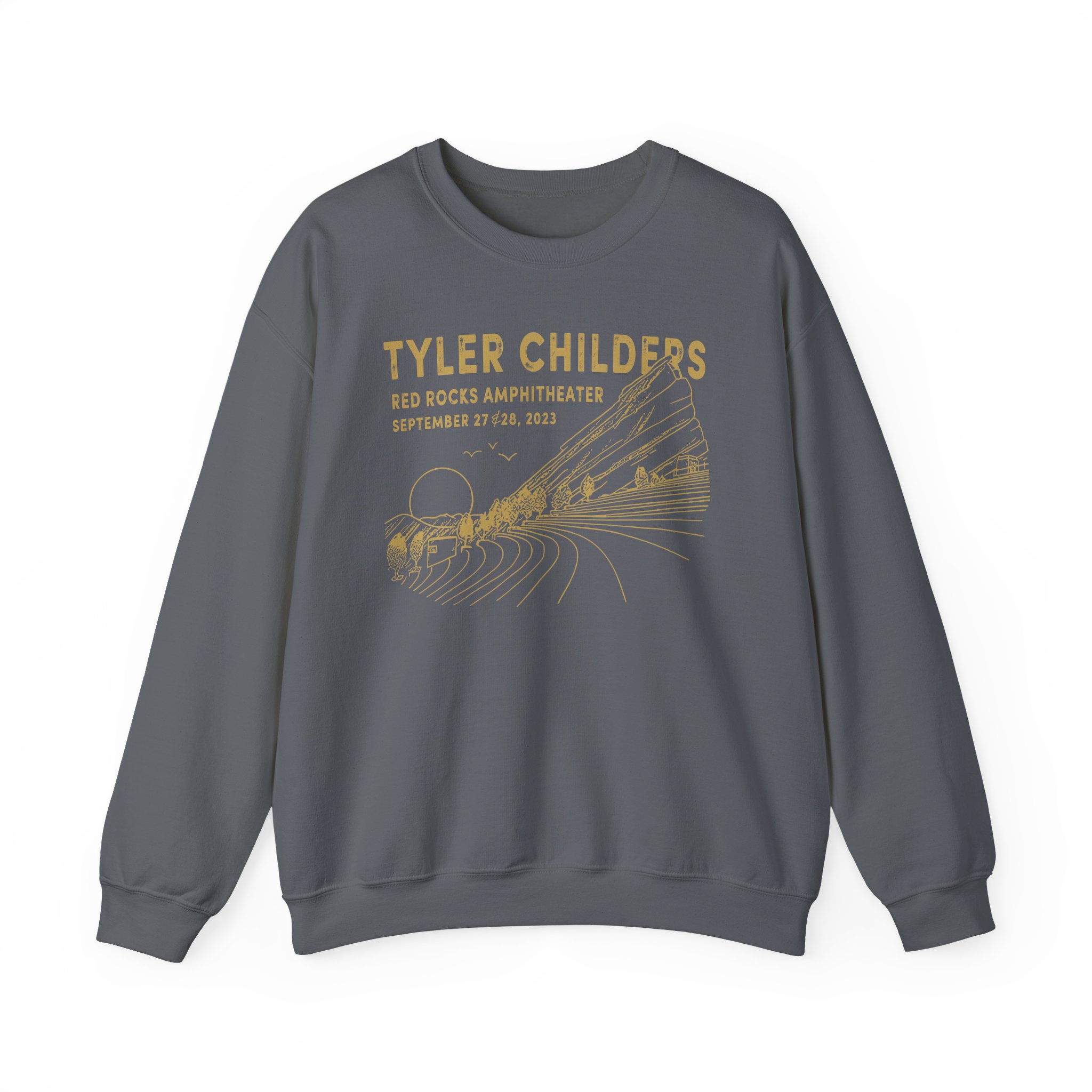 Tyler Childers Red Rocks '23 Unisex Heavy Blend™ Crewneck Sweatshirt - Image 13