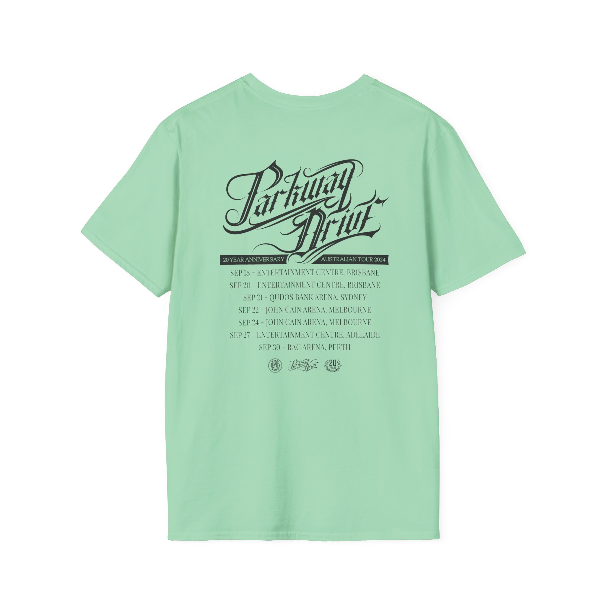 Parkway Drive Australian Tour Unisex Softstyle T-Shirt - Image 10
