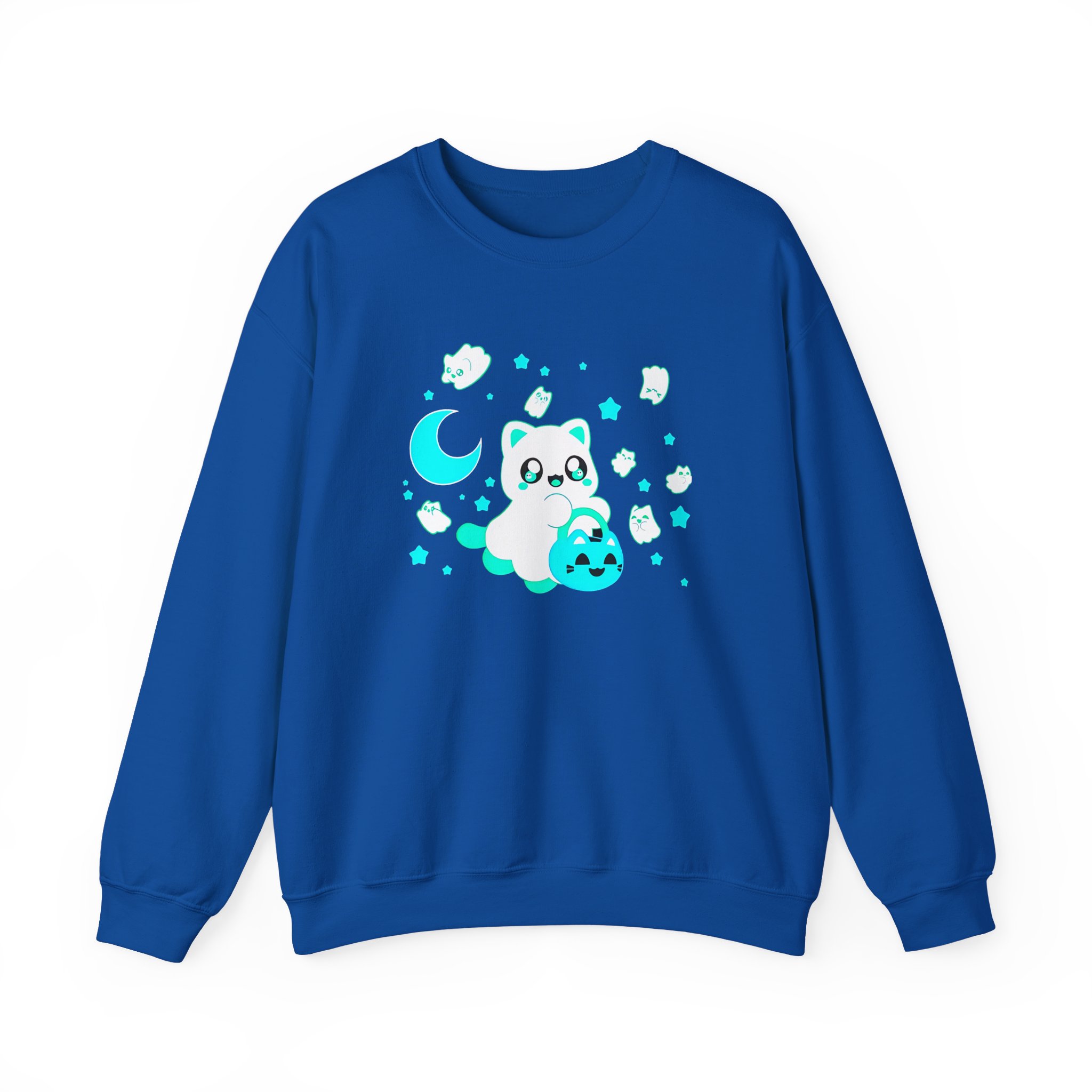 Aphmau Ghost Cat Unisex Heavy Blend™ Crewneck Sweatshirt - Image 13