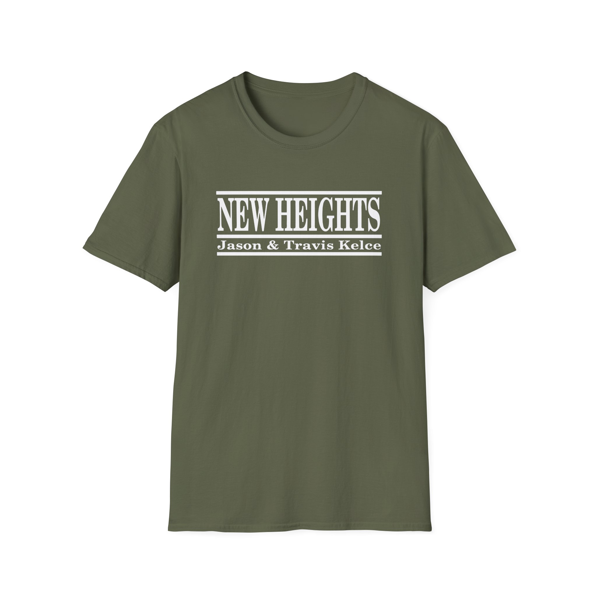 New Heights Jason And Travis Kelce Unisex Softstyle T-Shirt - Image 9